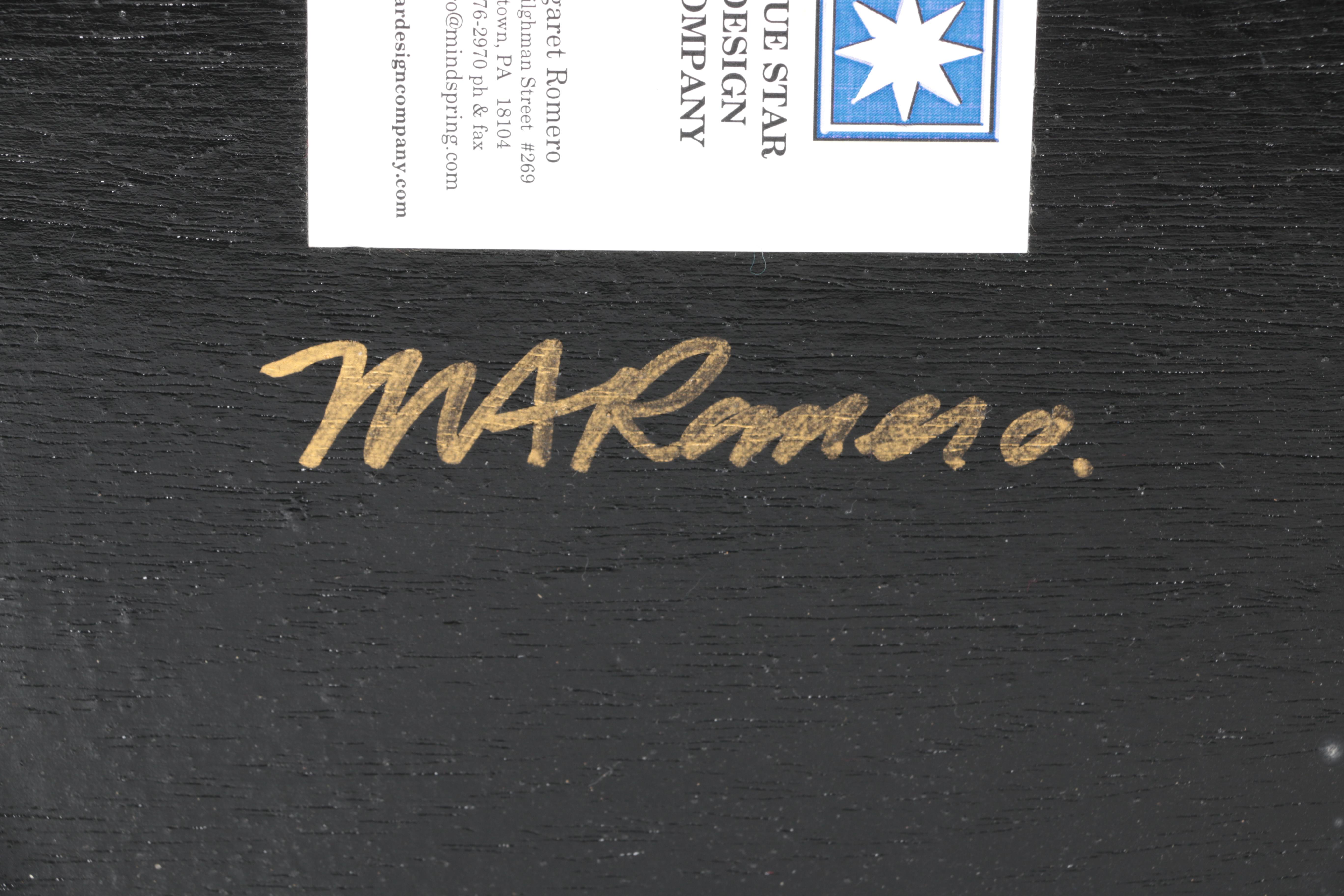 Upholstered Ottoman by Margaret Romero