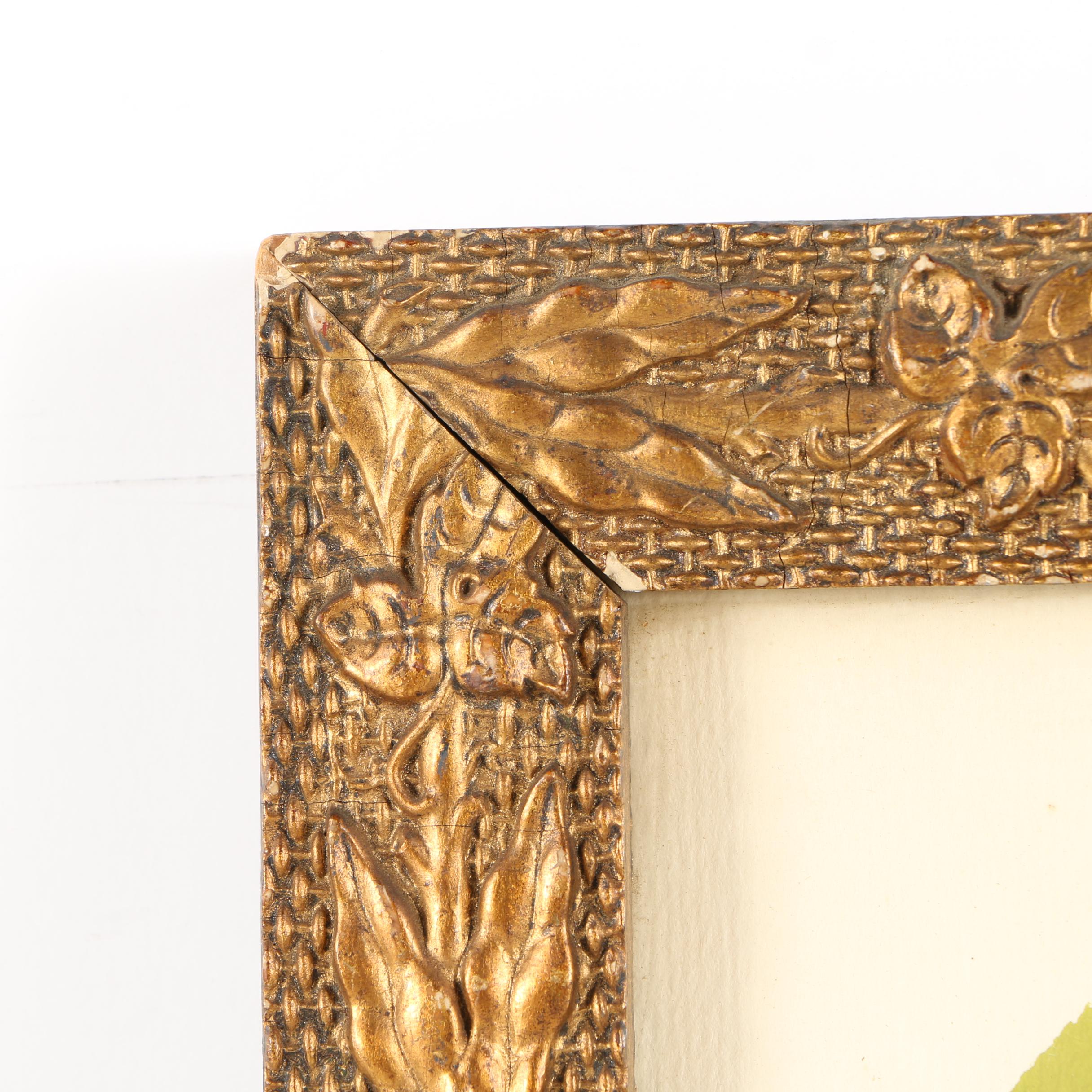 Ken Fagg Gouache Portrait of a U.S. Air Force Pilot with Reference Photos