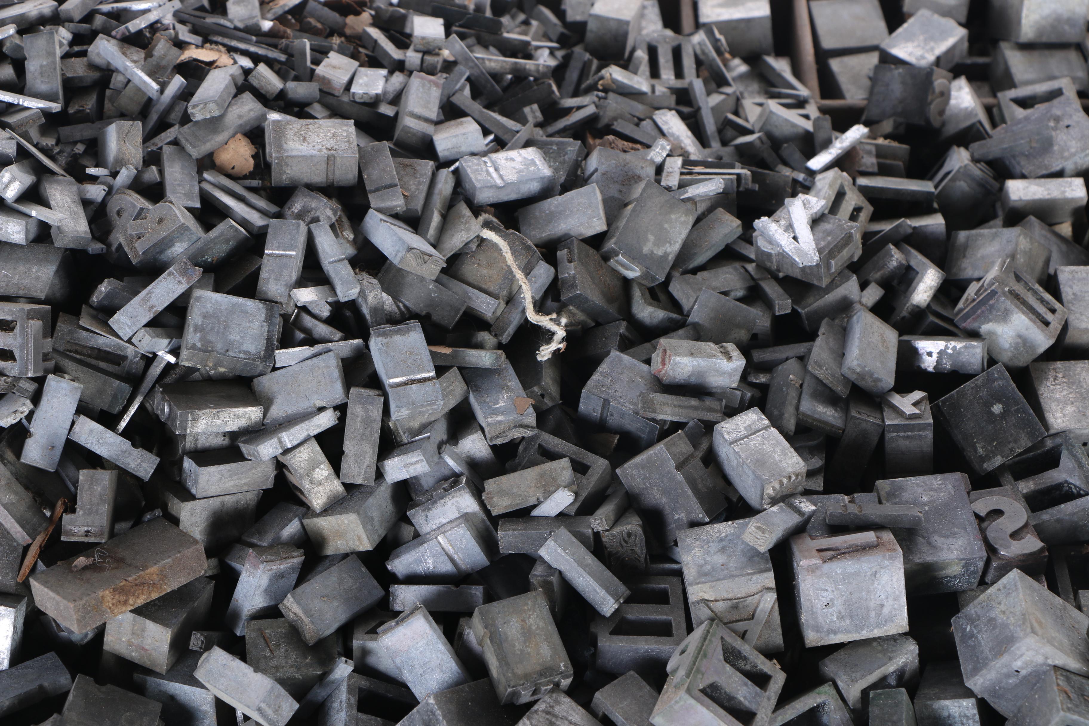 Assorted Printing Press Letters