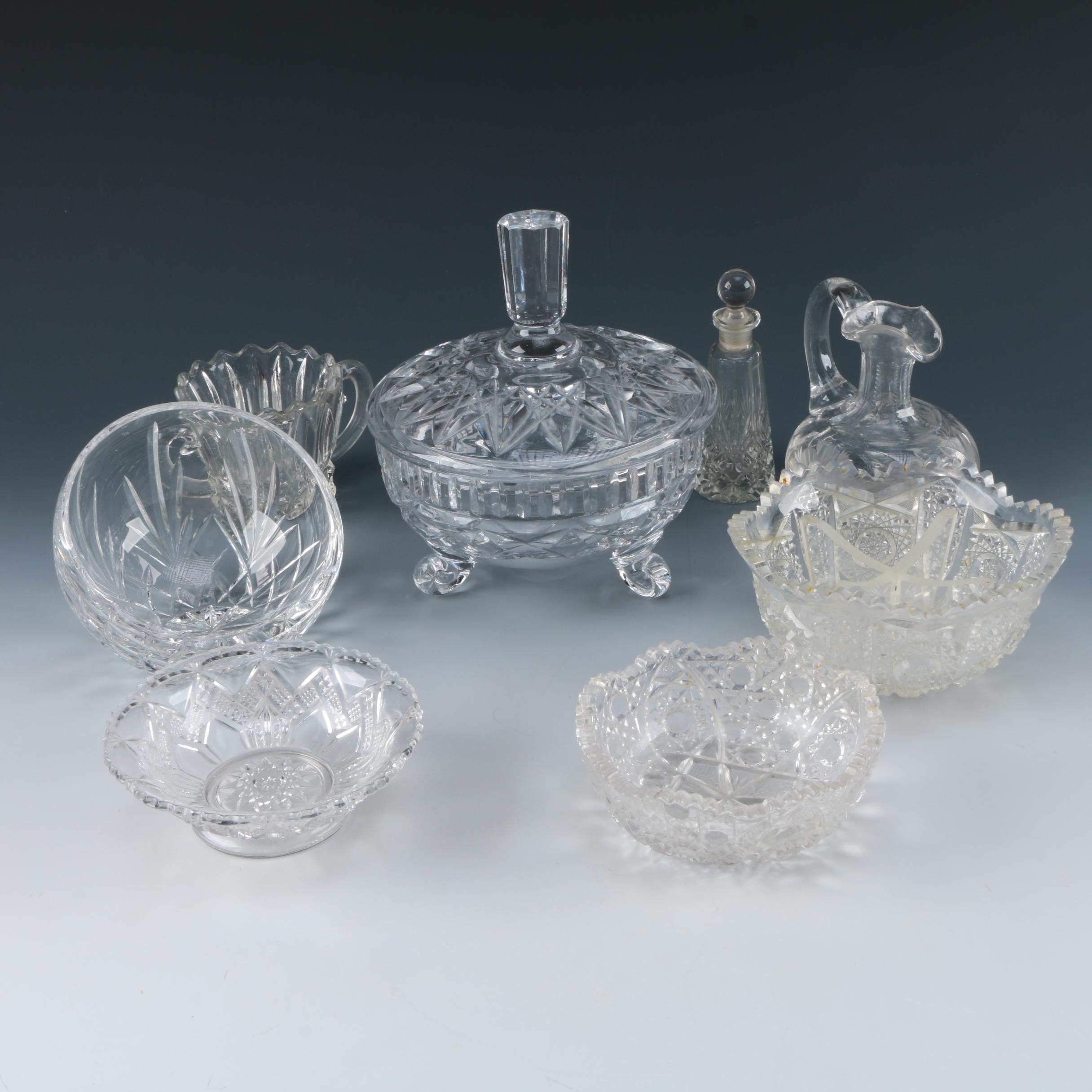 Cut Glass Serveware and Décor