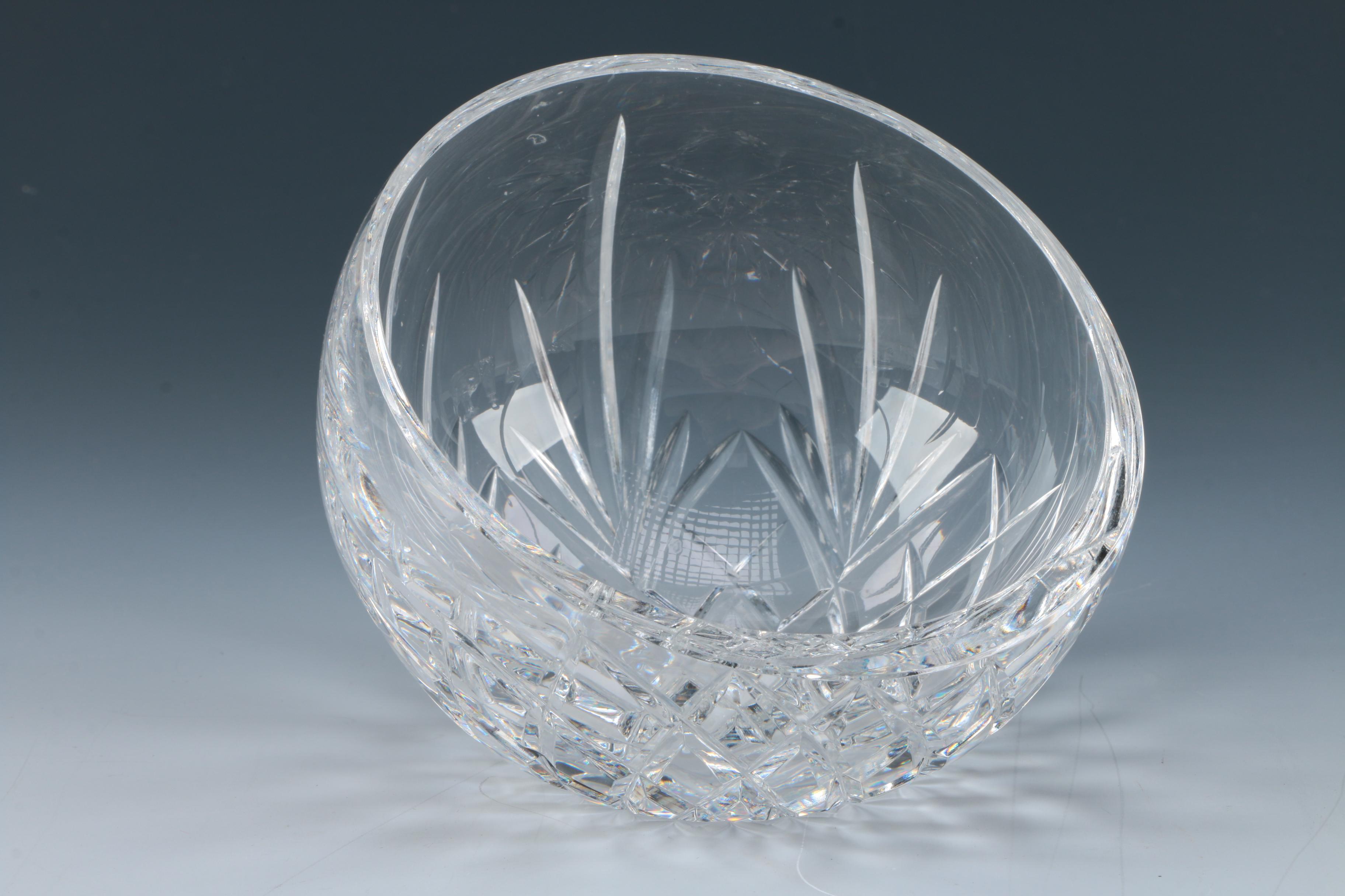 Cut Glass Serveware and Décor
