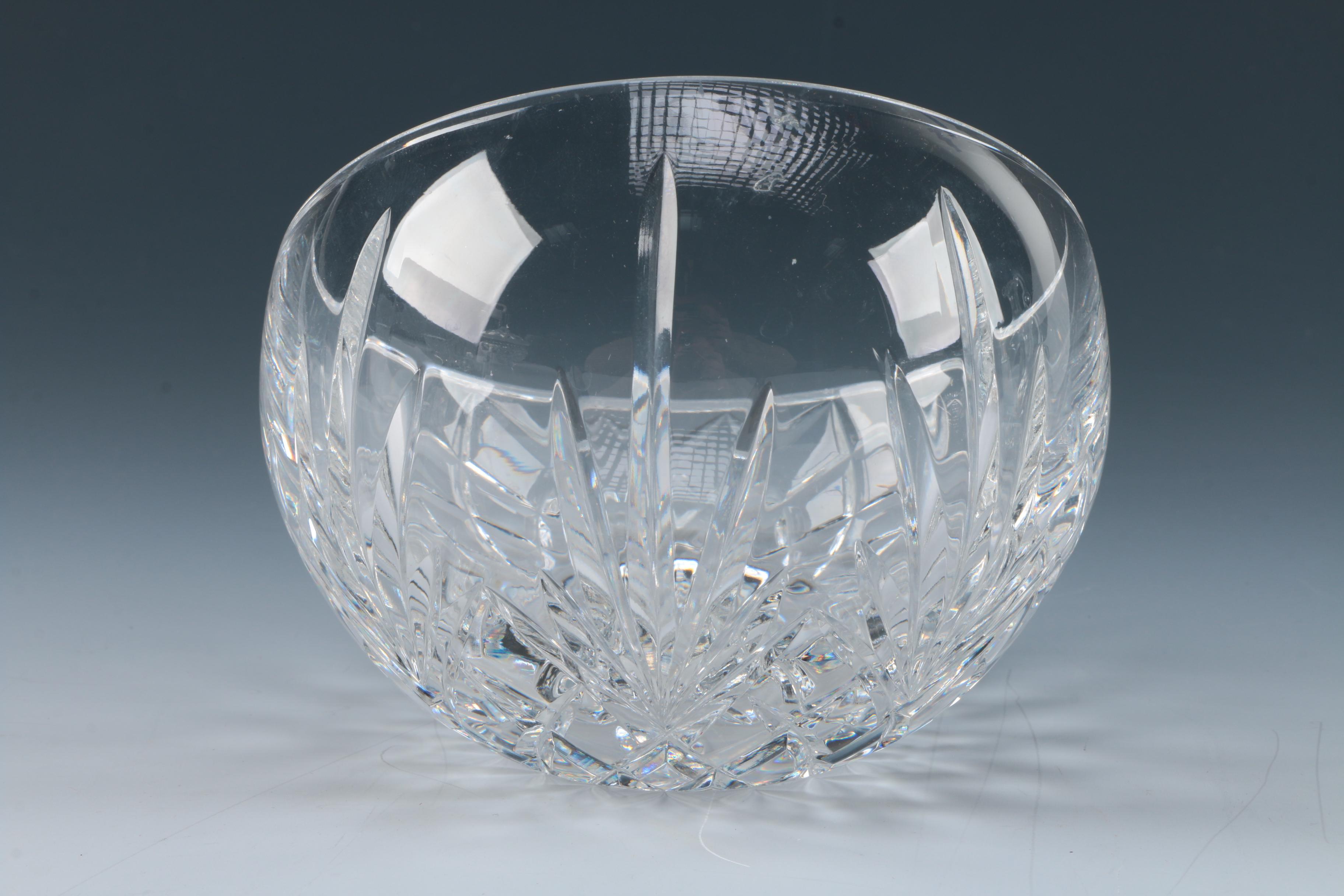 Cut Glass Serveware and Décor