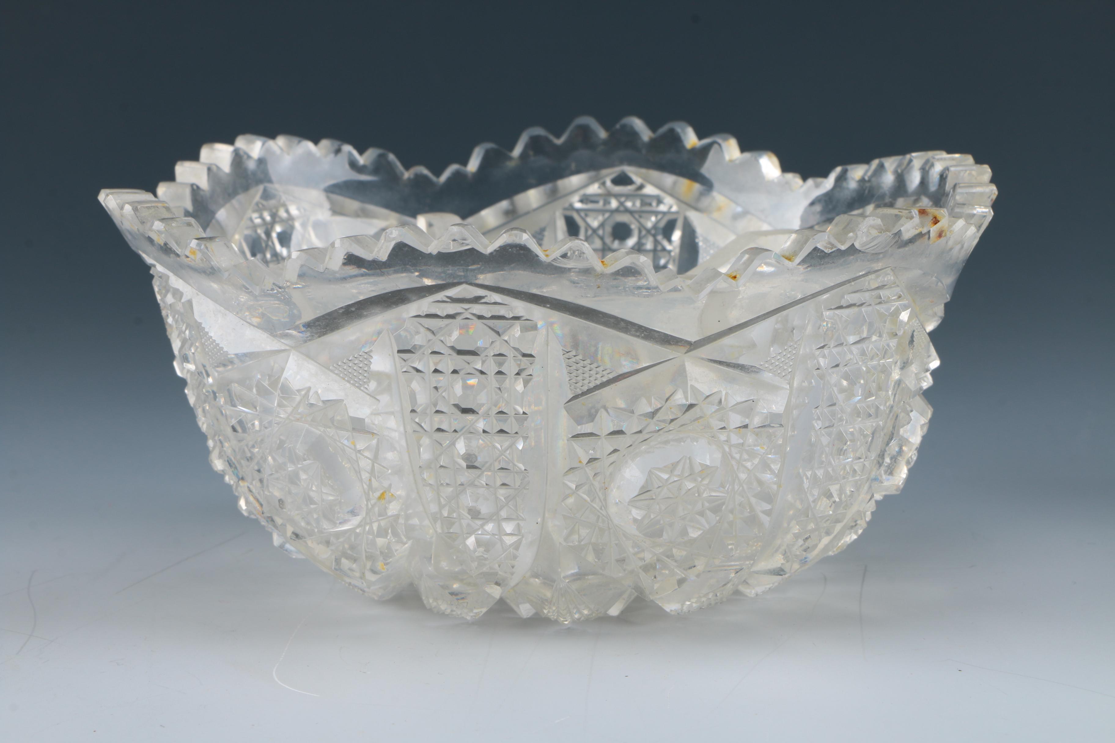 Cut Glass Serveware and Décor