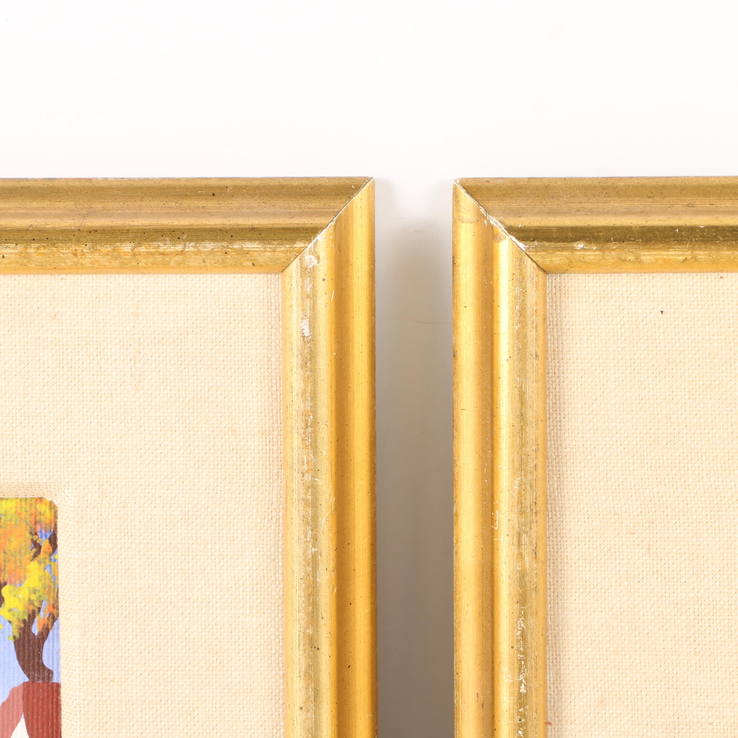 De Poolee Gouache Paintings of a Village