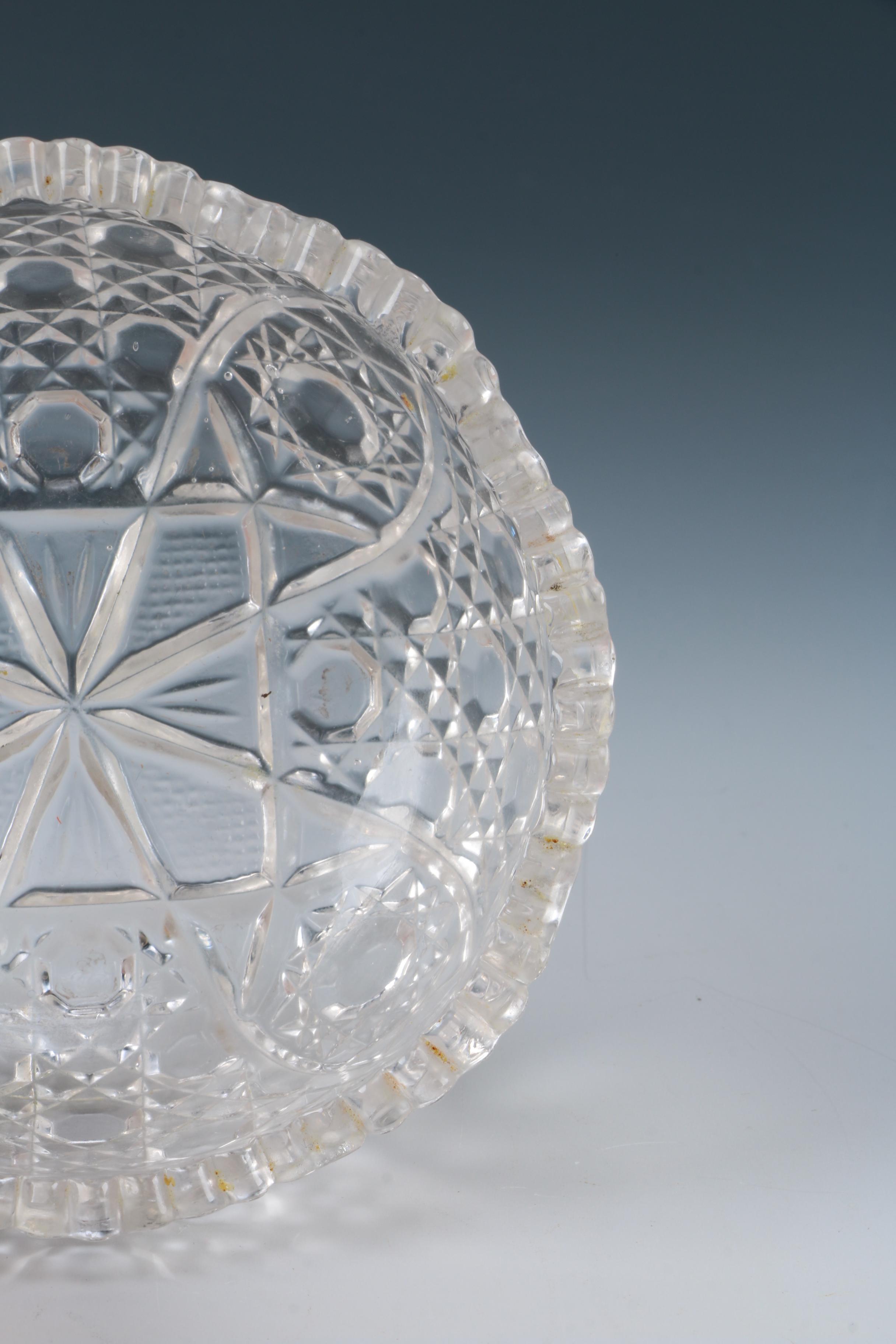 Cut Glass Serveware and Décor