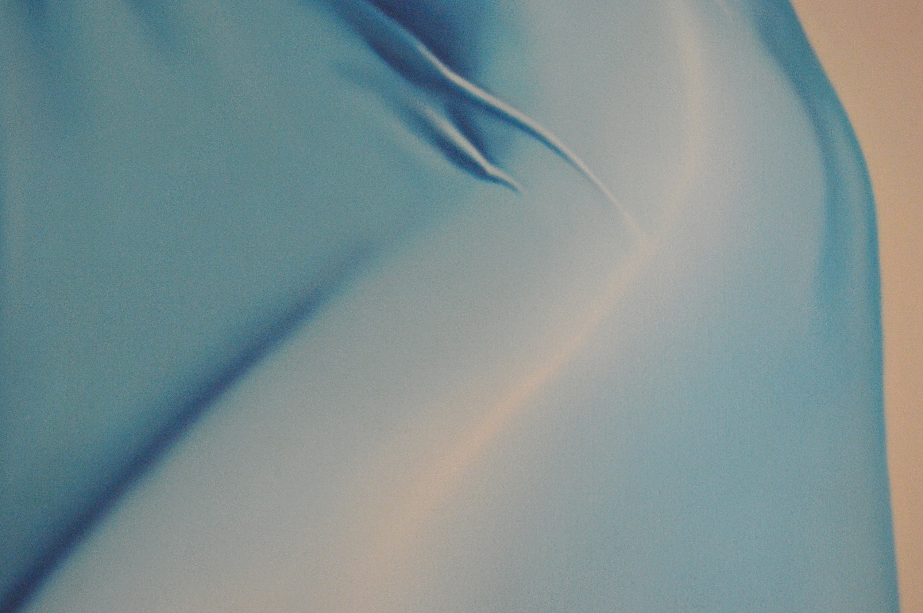 John P. Stewart Airbrush Acrylic on Canvas Titled "Satin Blue-Standing"