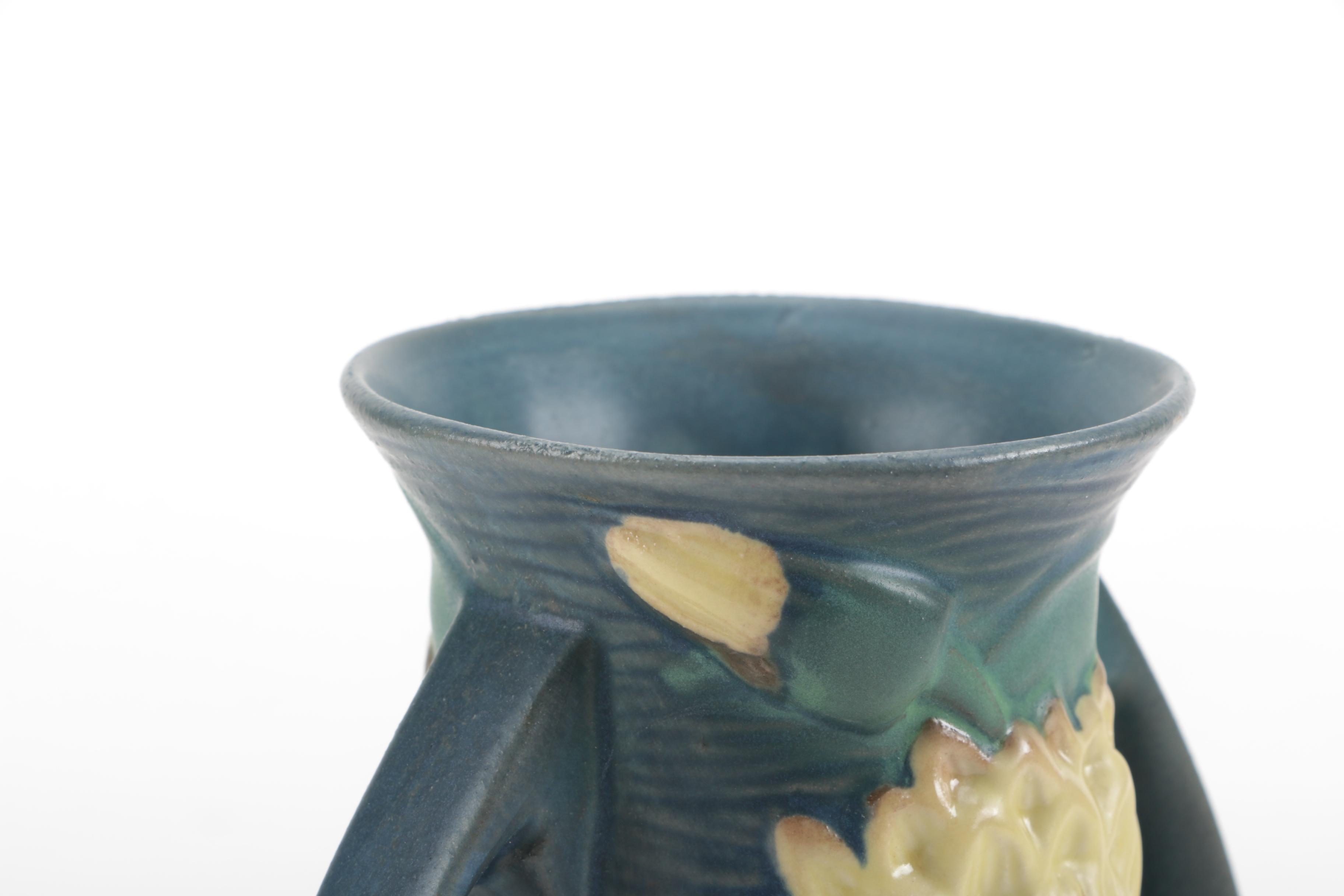 Reproduction Chinese Roseville Vase "Water Lily" Pattern