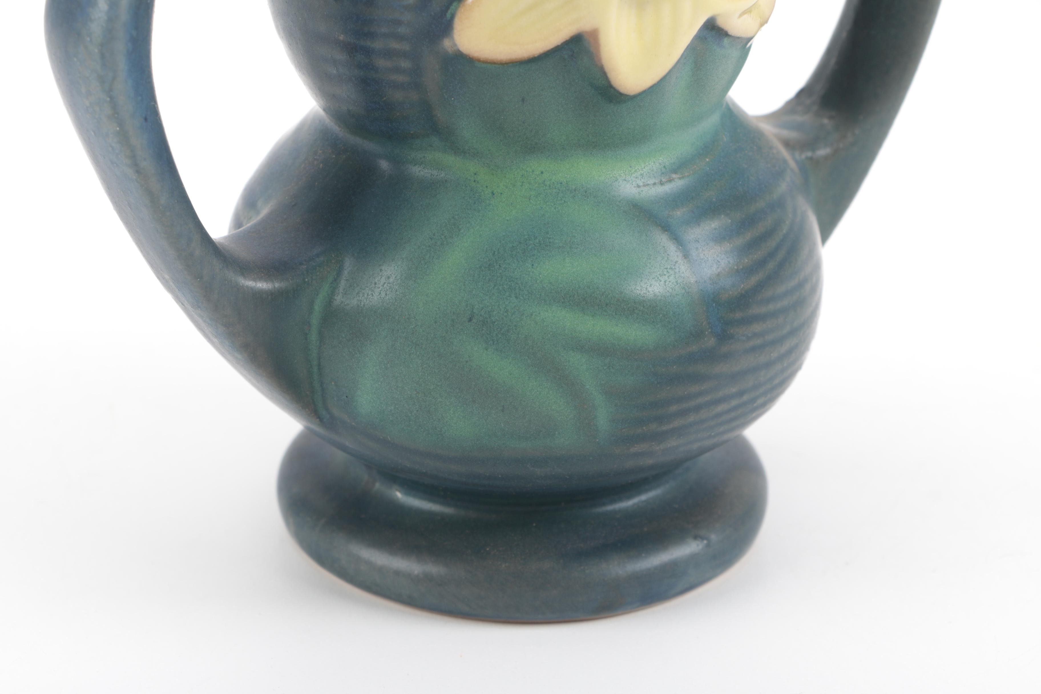 Reproduction Chinese Roseville Vase "Water Lily" Pattern