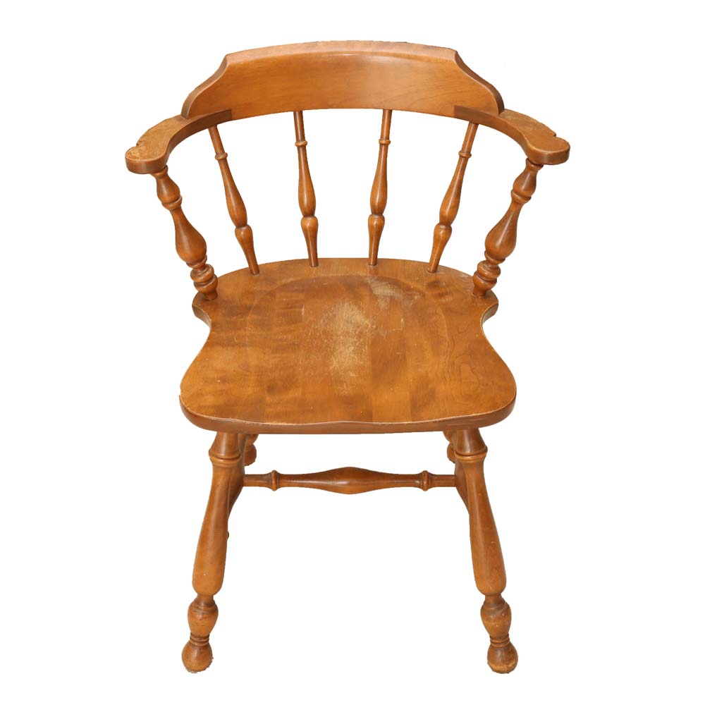 Vintage Ethan Allen "Early American" Captains Chairs