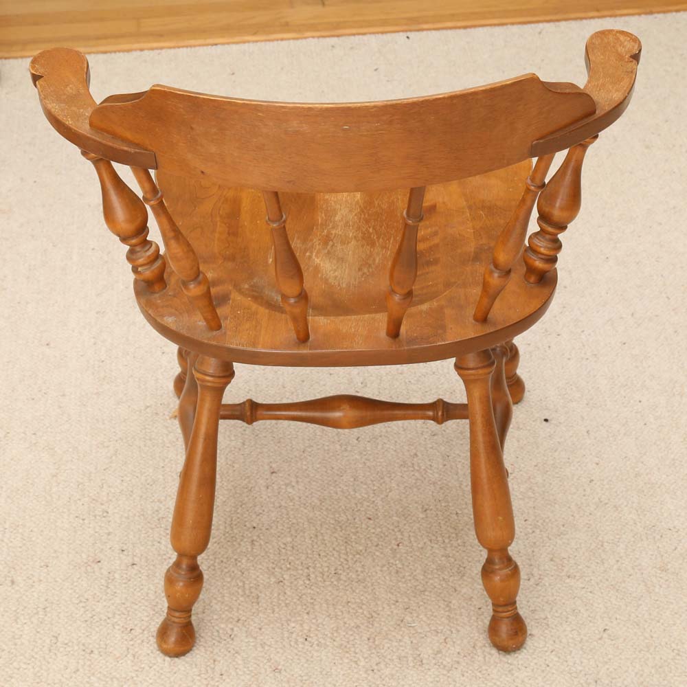 Vintage Ethan Allen "Early American" Captains Chairs