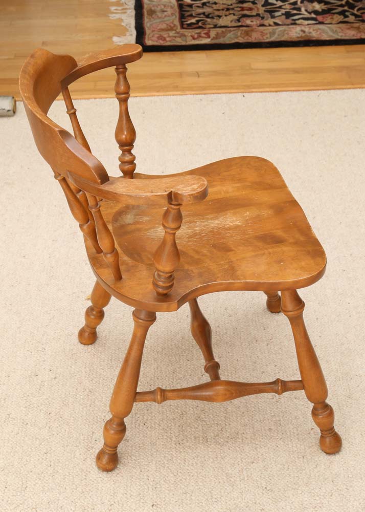 Vintage Ethan Allen "Early American" Captains Chairs