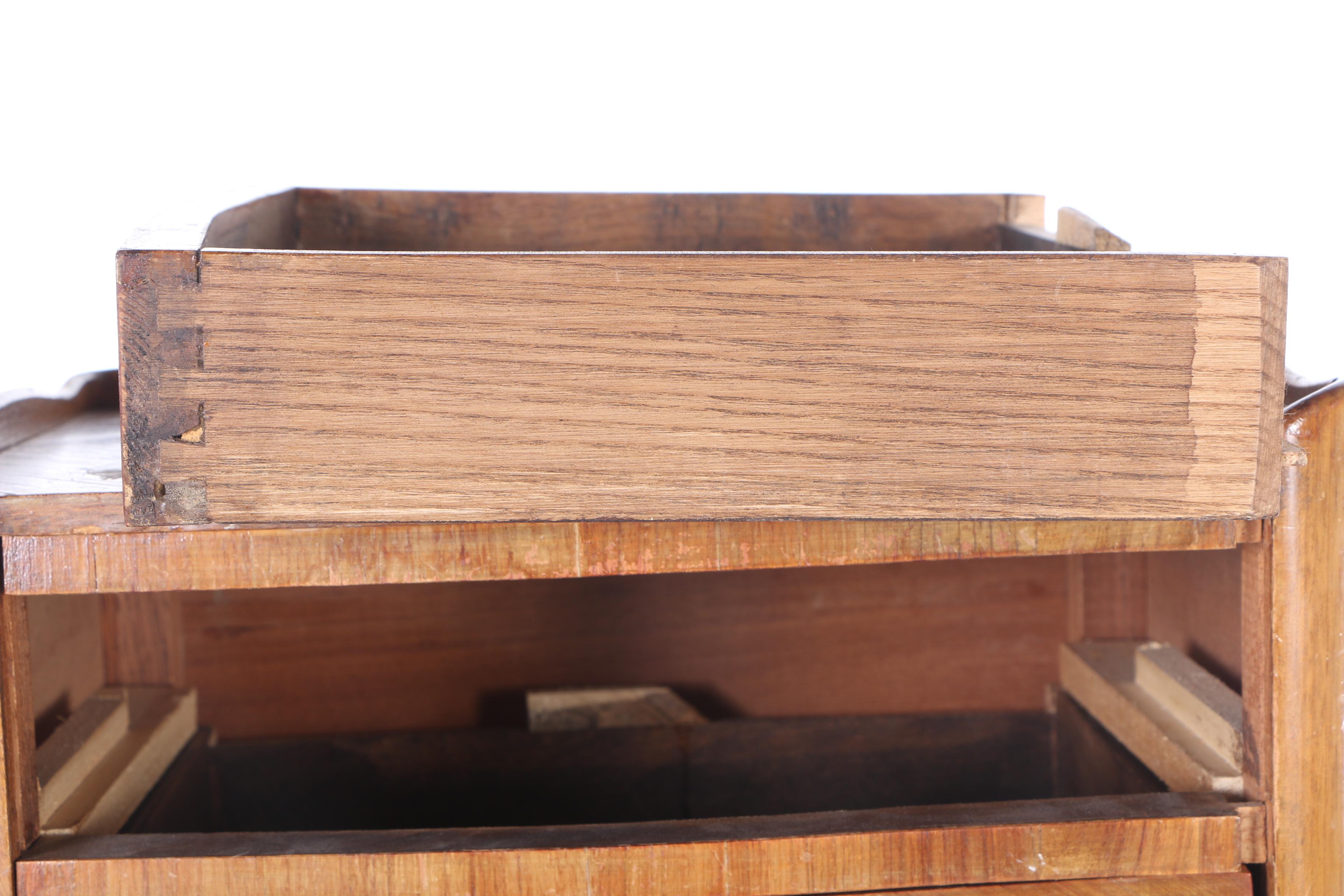 Vintage Louis XV Style Marquetry Side Table