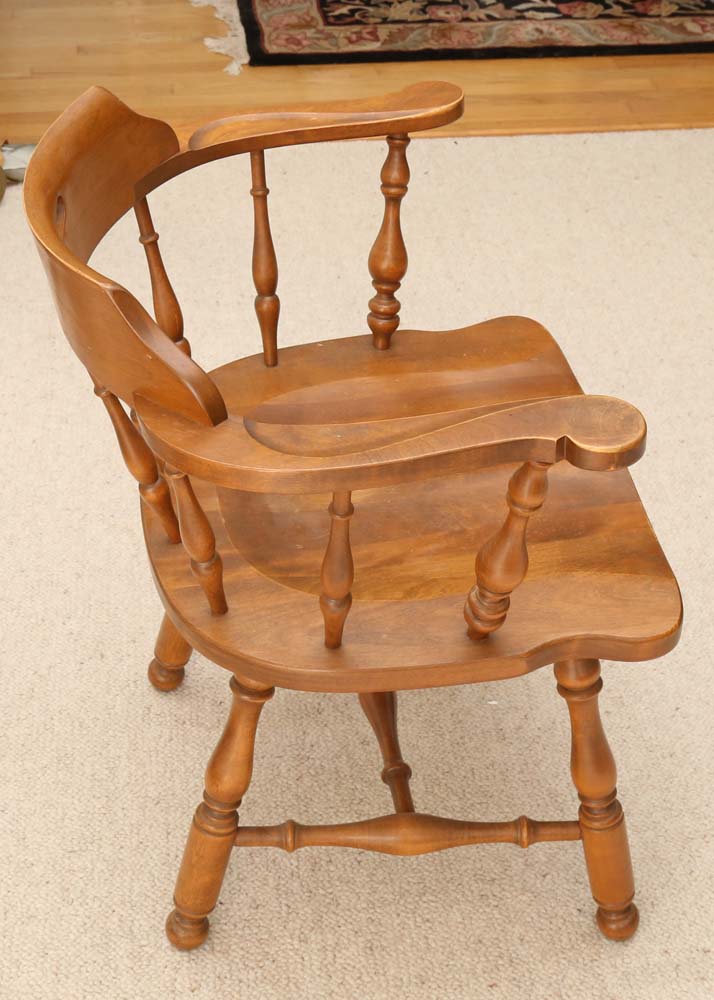 Vintage Ethan Allen "Early American" Captians Chair