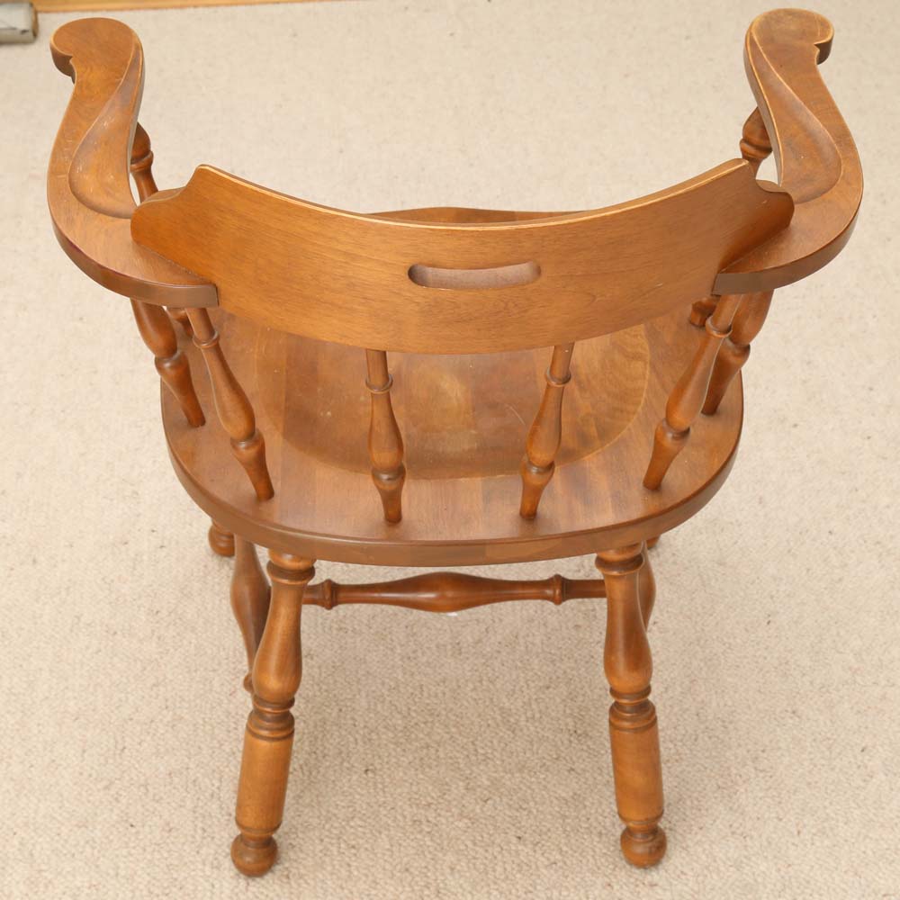 Vintage Ethan Allen "Early American" Captians Chair