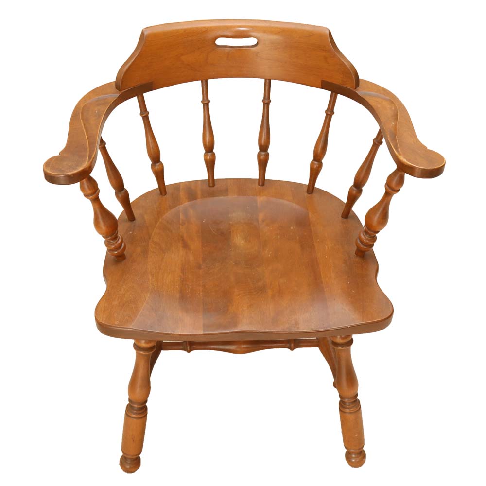 Vintage Ethan Allen "Early American" Captians Chair