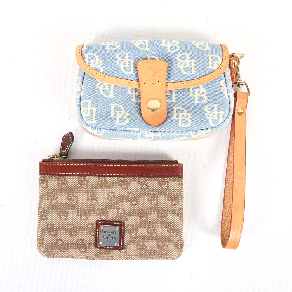Two Dooney & Bourke Wristlet and Coin Purses
