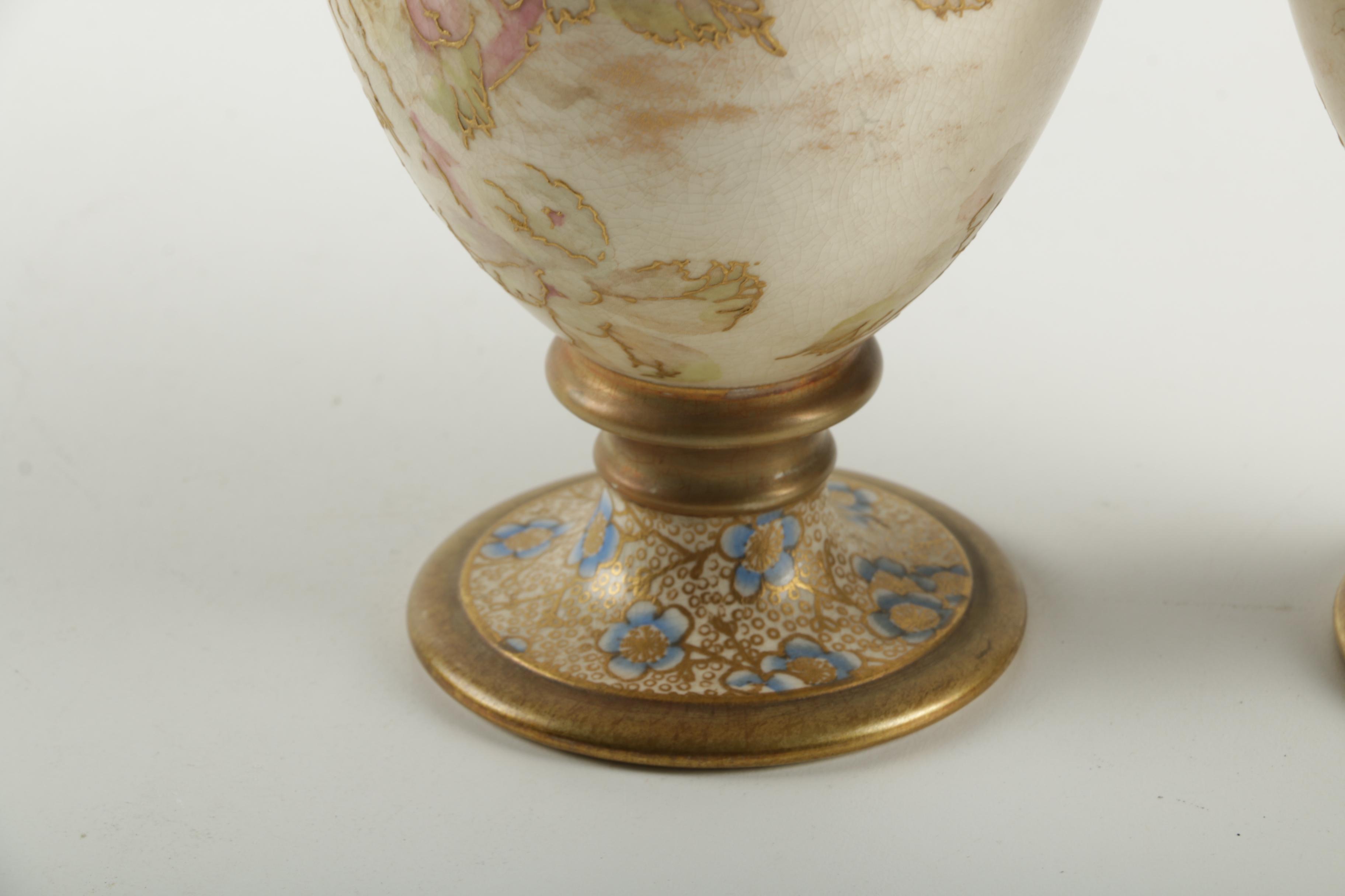 Doulton Burslem Vases Circa 1884