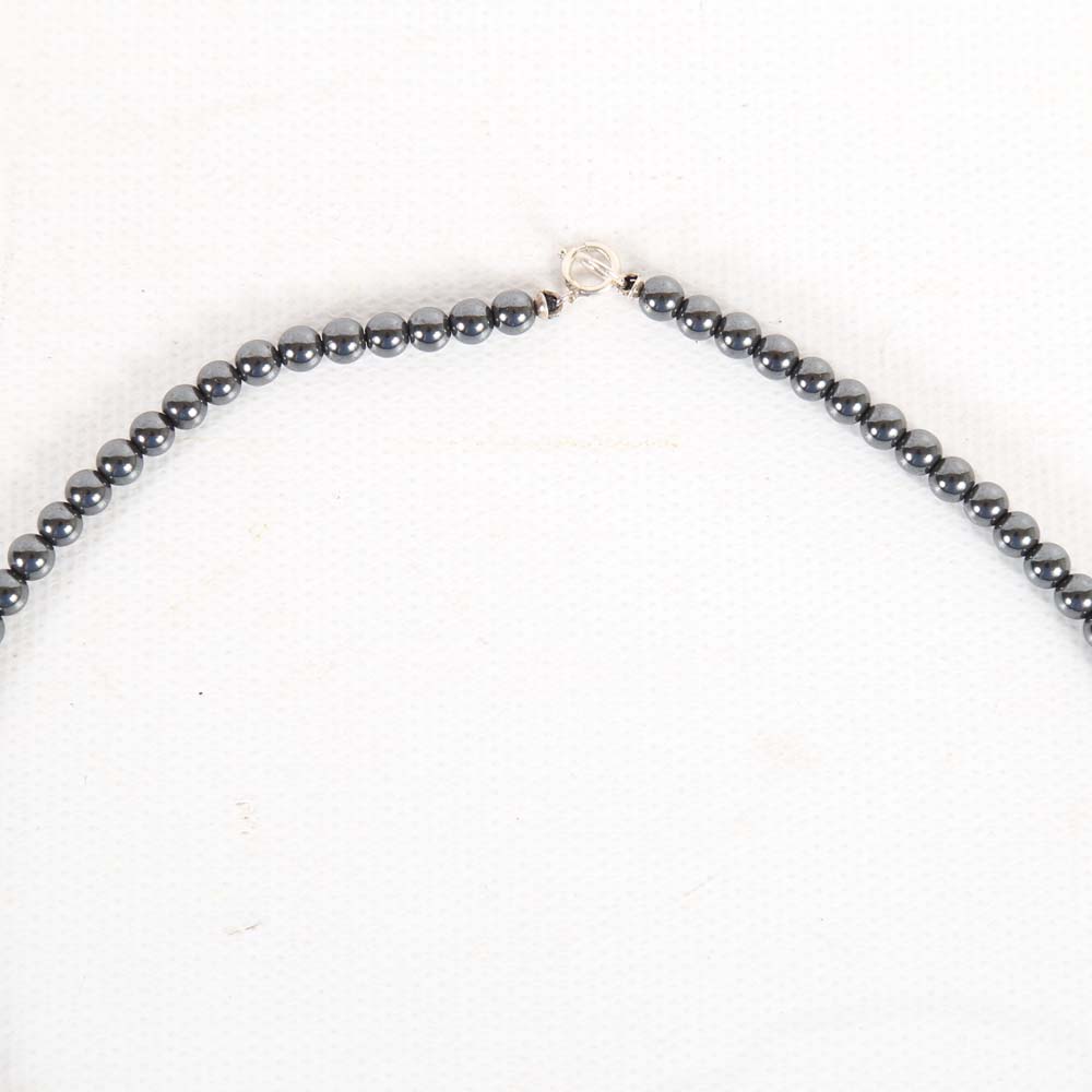 Hematite Necklace and Bracelet Set