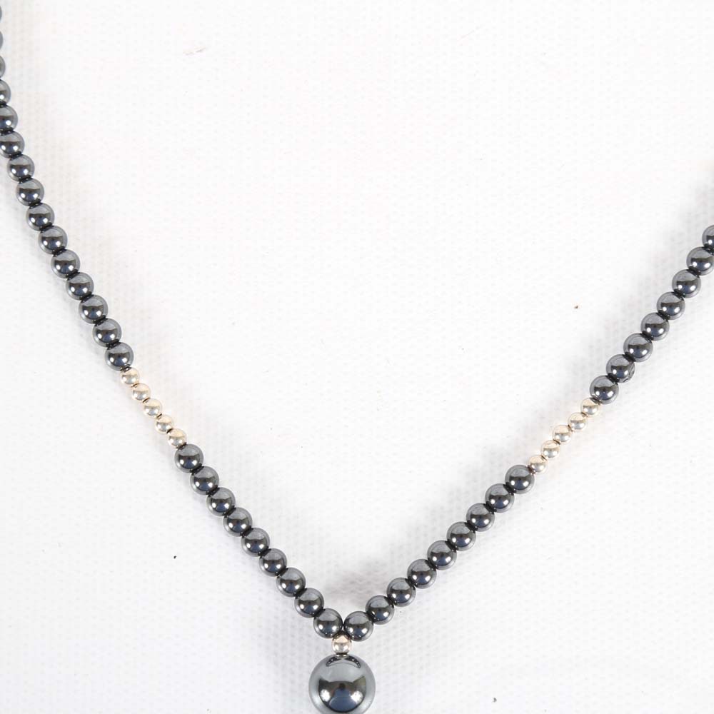 Hematite Necklace and Bracelet Set