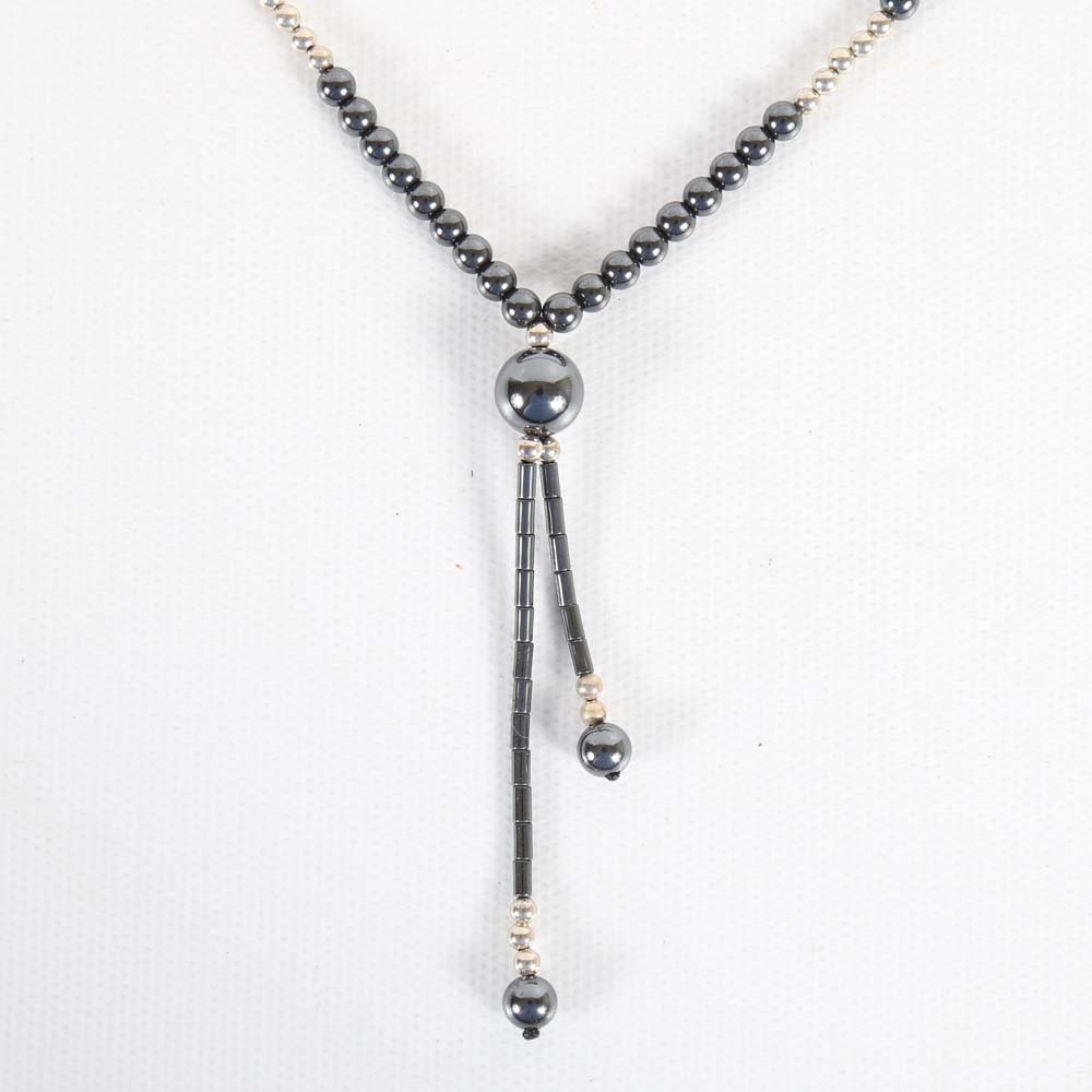 Hematite Necklace and Bracelet Set