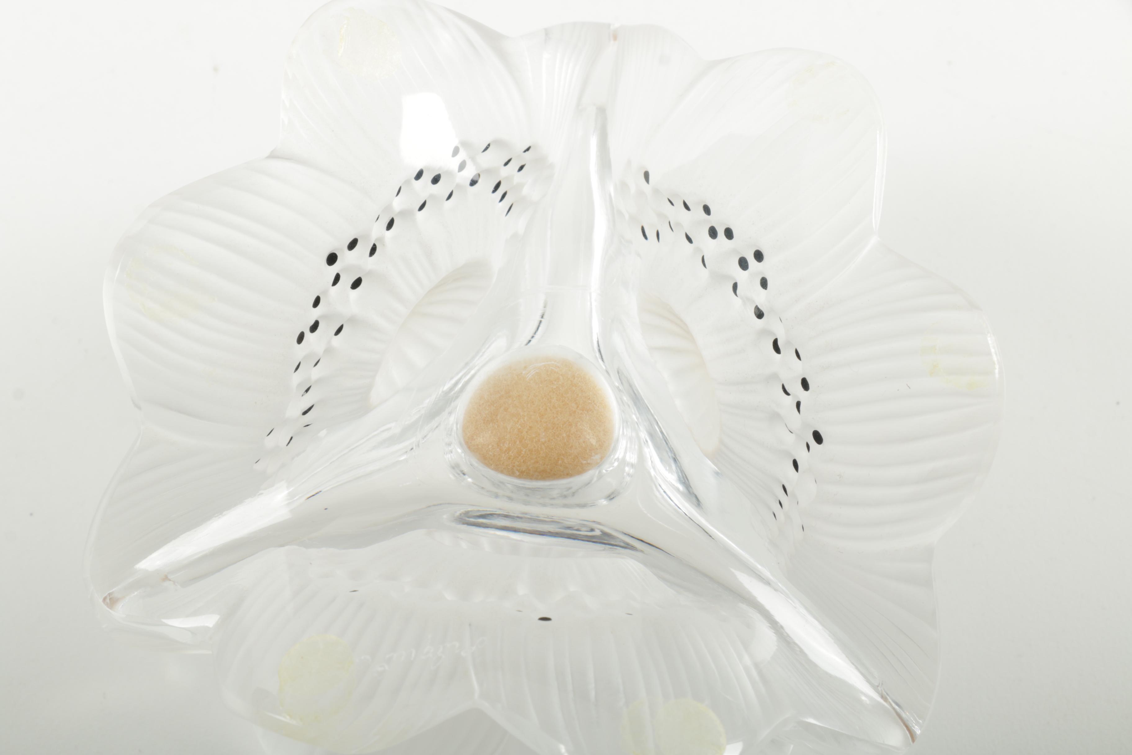 Lalique "Anemone" Candle Holder