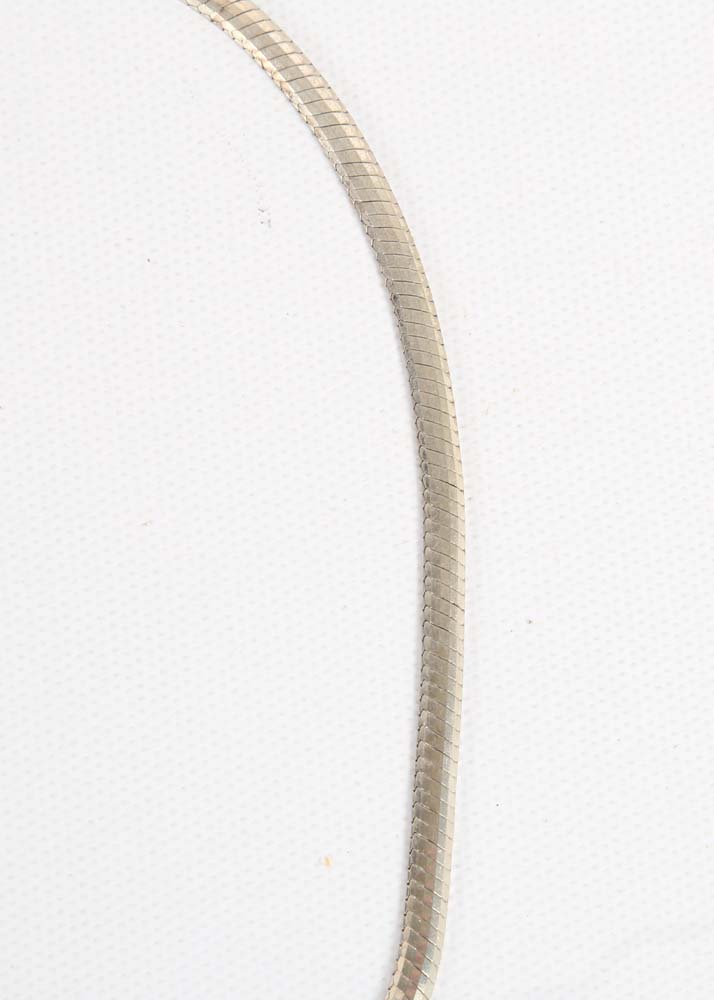 Sterling Silver Snake Chain Necklace