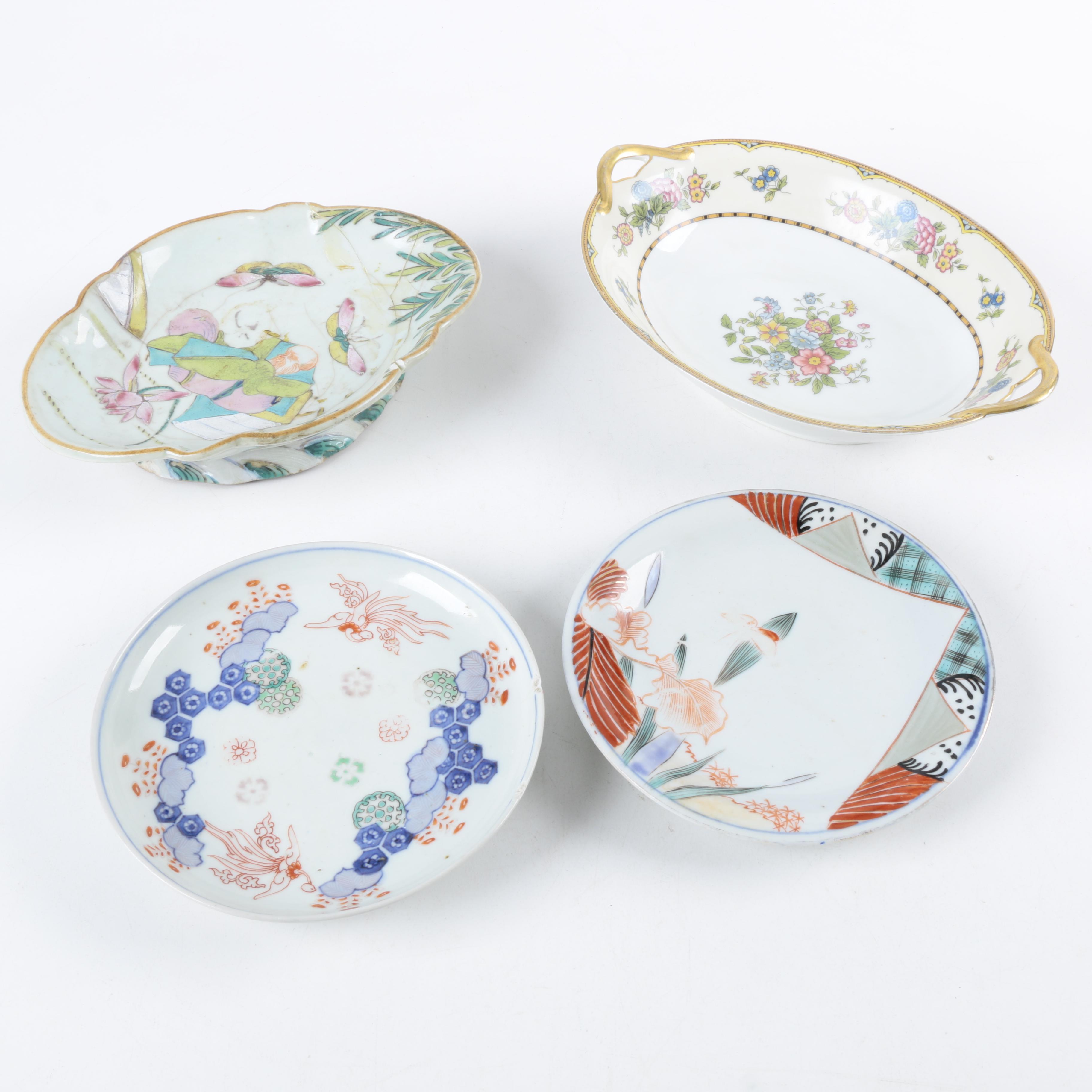 Collection of East Asian Porcelain Dishes