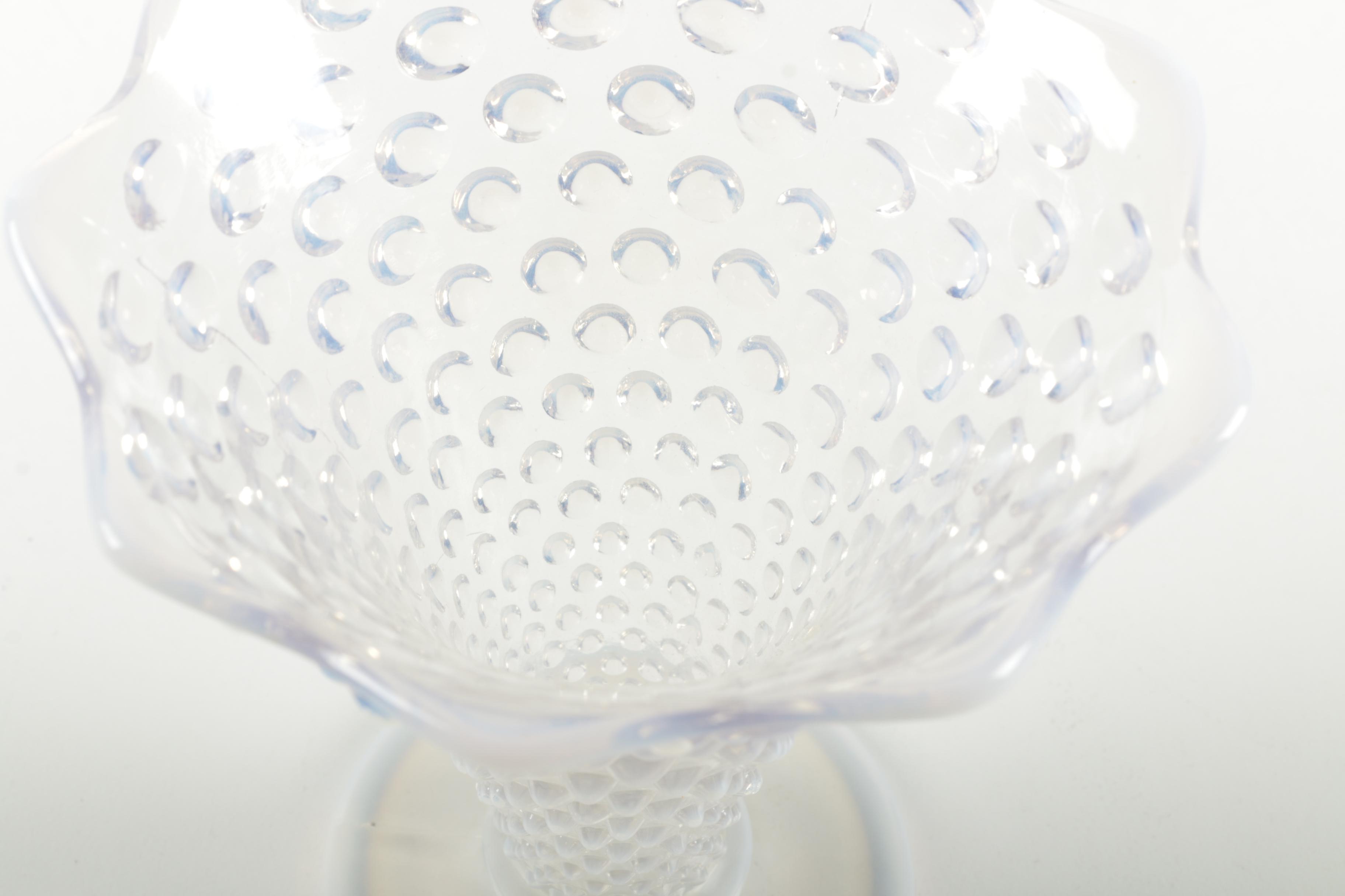 Fenton Opalescent Hobnail Vase