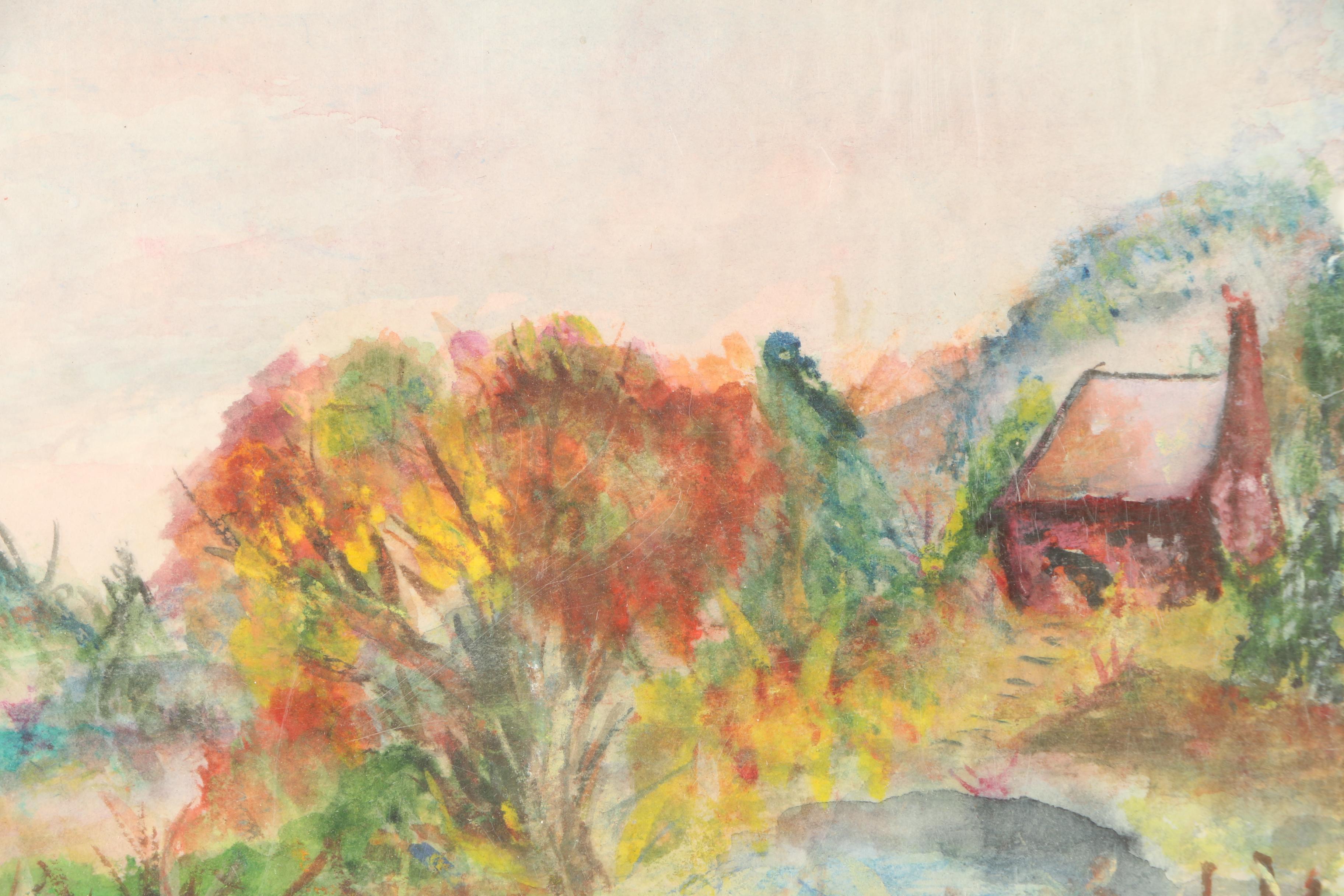 Watercolor Landscape Painting