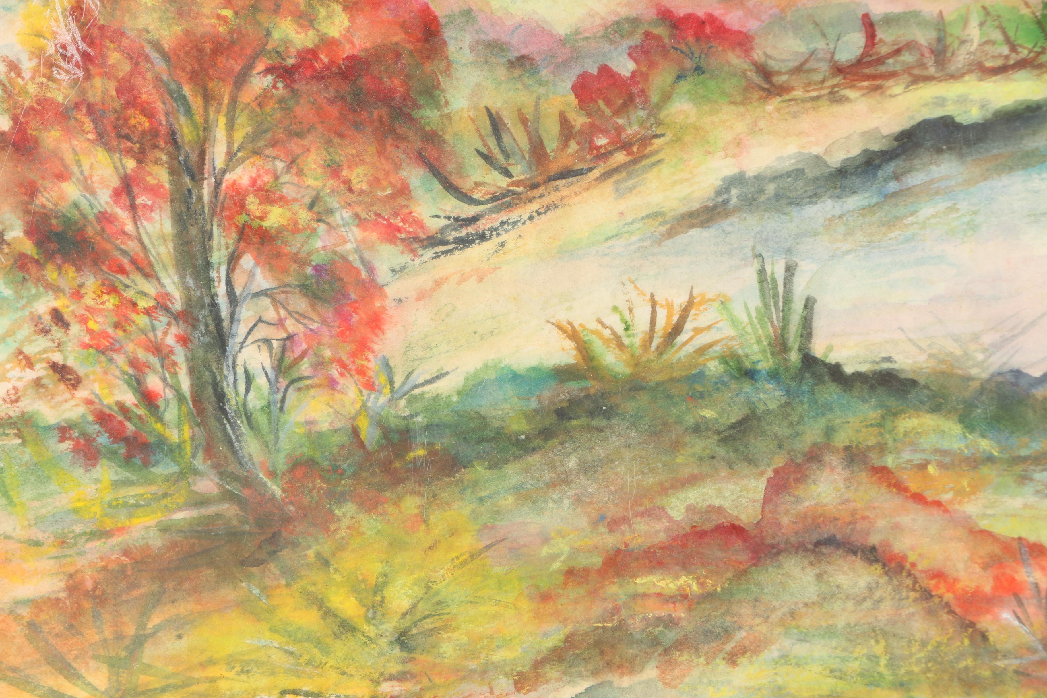 Watercolor Landscape Painting