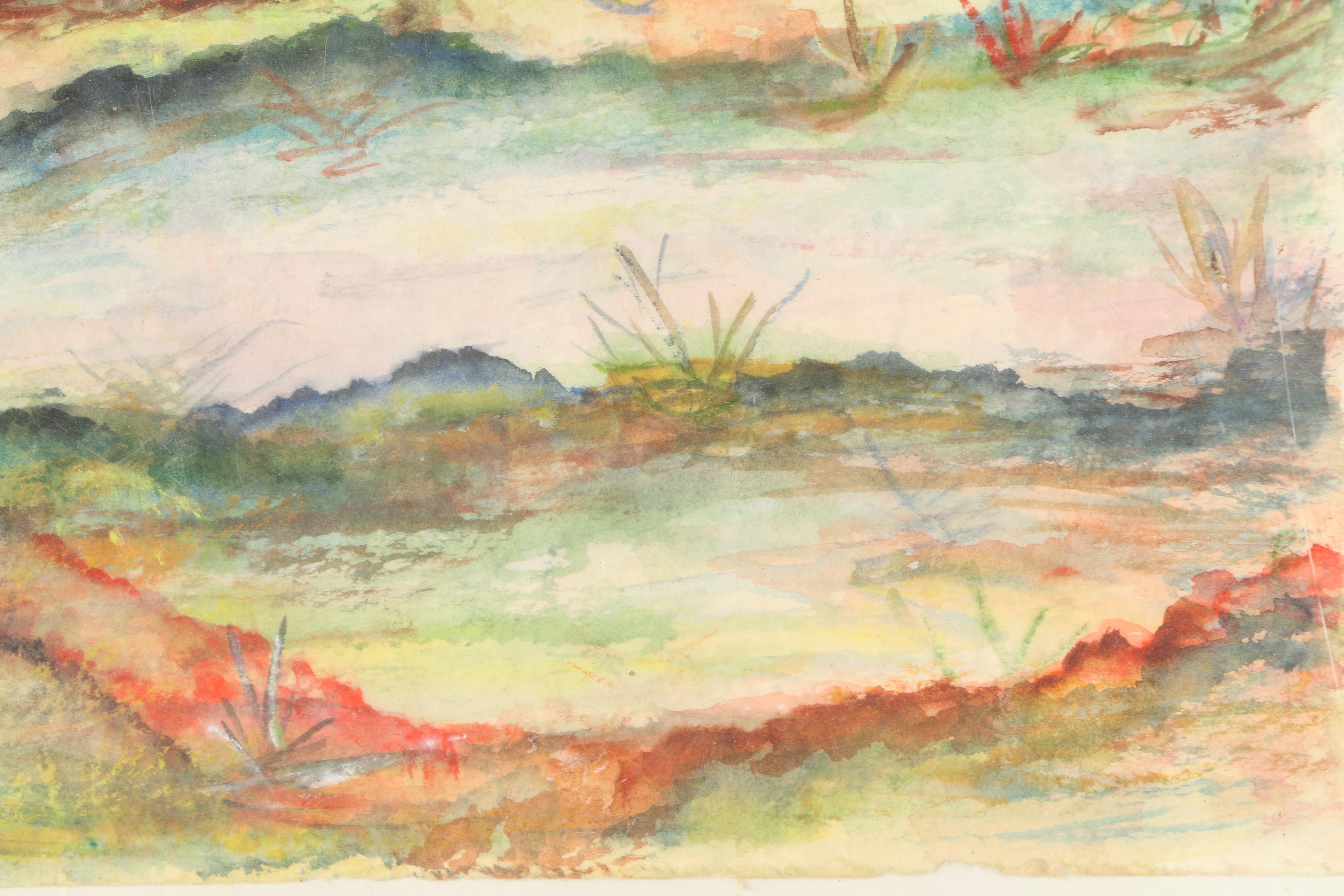 Watercolor Landscape Painting