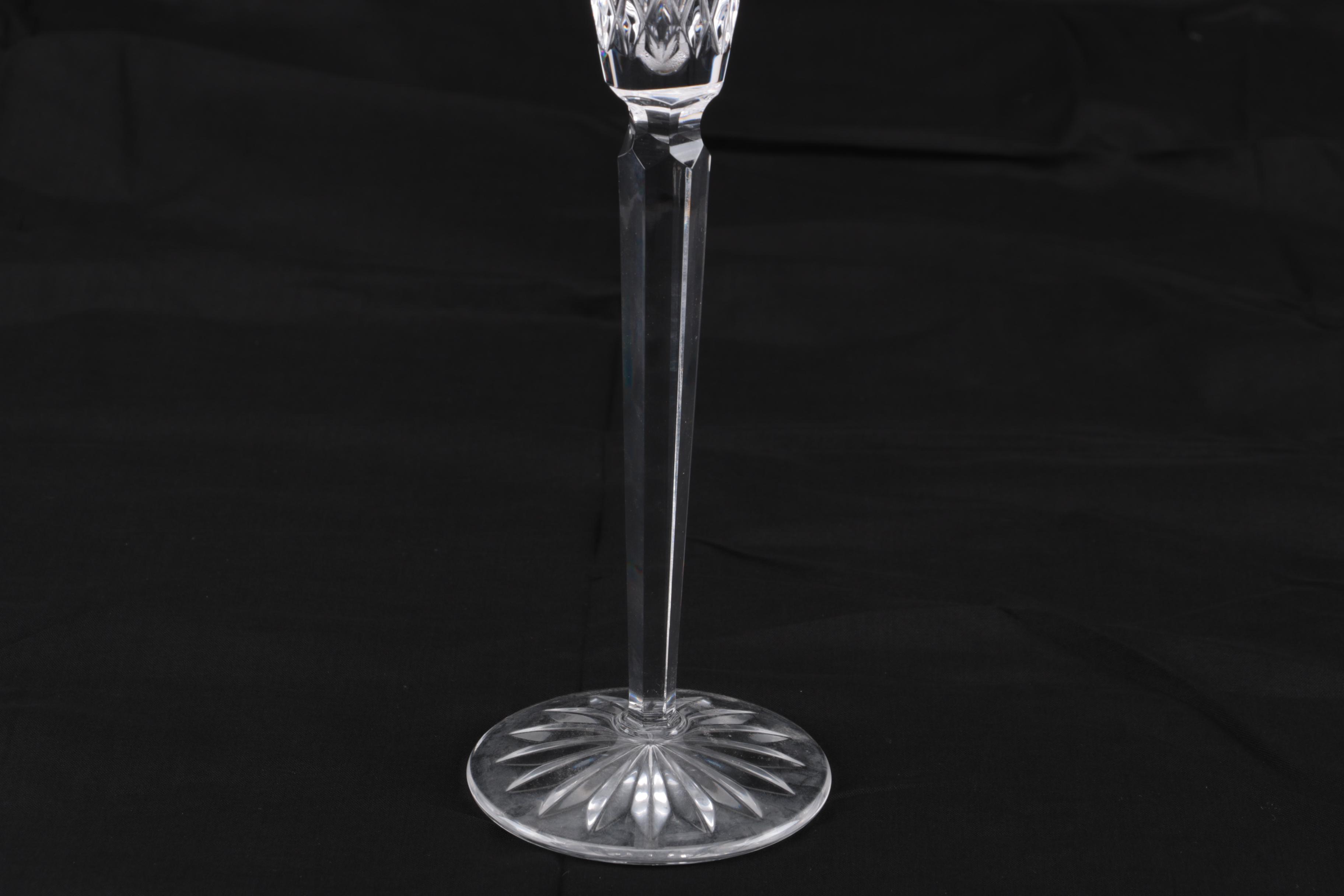 Waterford "Lismore" Cut Crystal Champagne Flutes