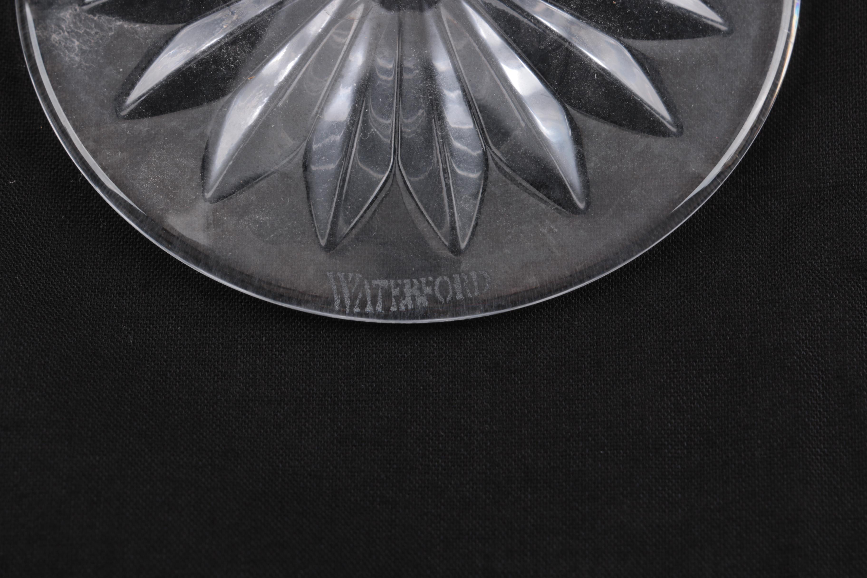 Waterford "Lismore" Cut Crystal Champagne Flutes