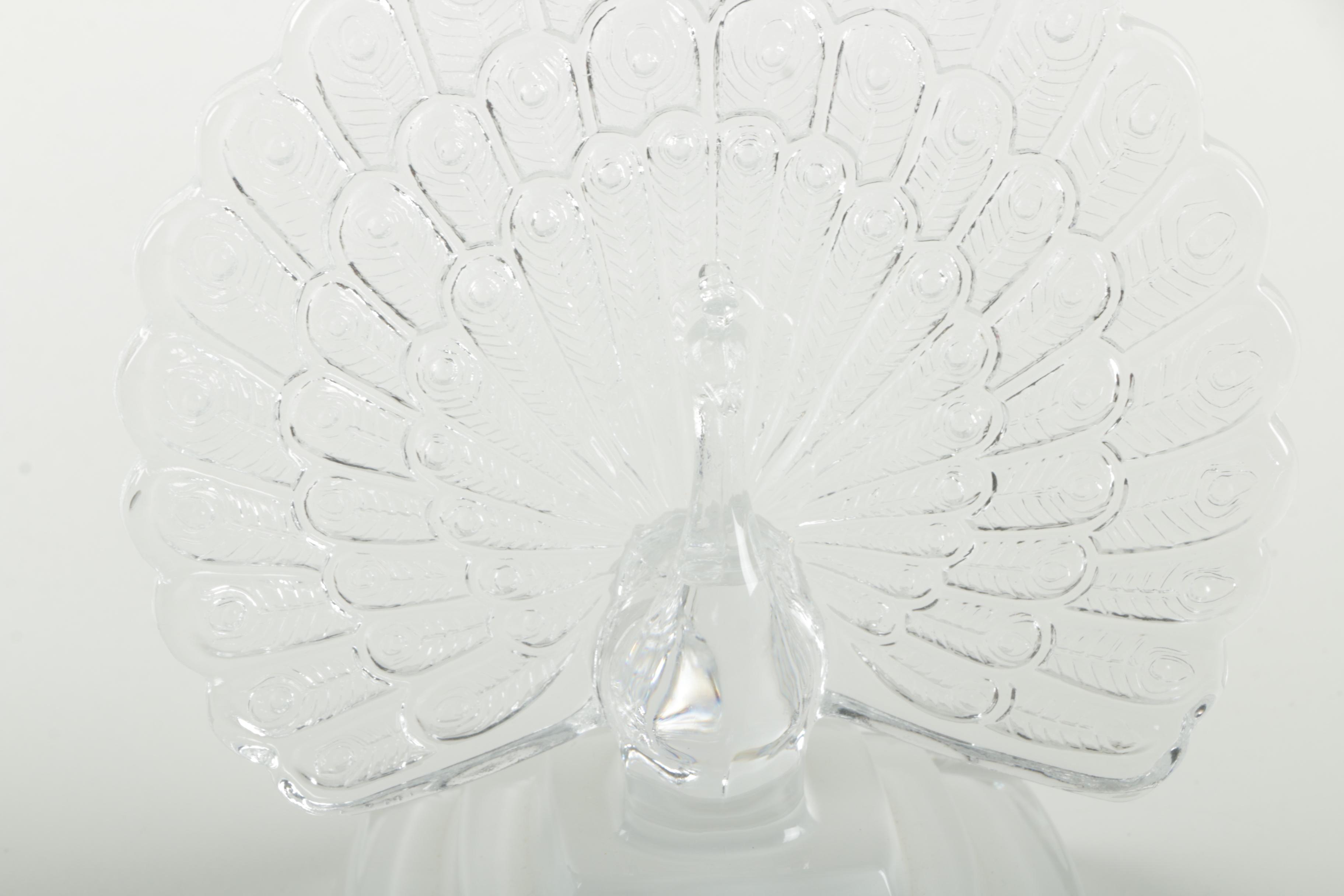 Crystal d' Arques Lead Crystal Peacock