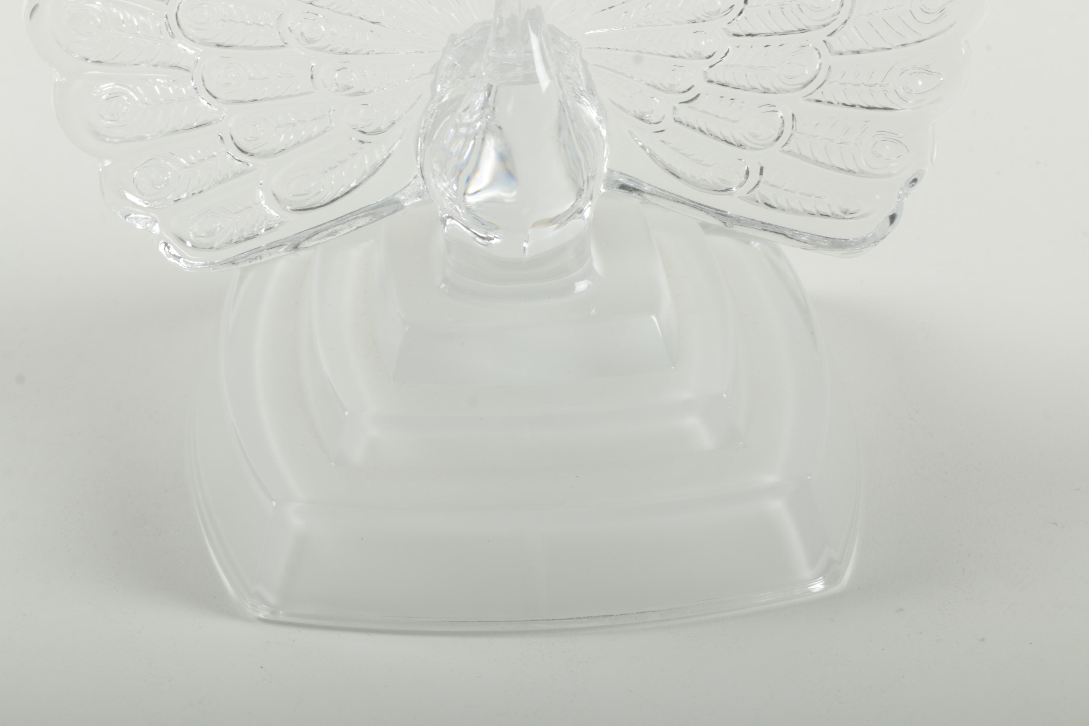 Crystal d' Arques Lead Crystal Peacock