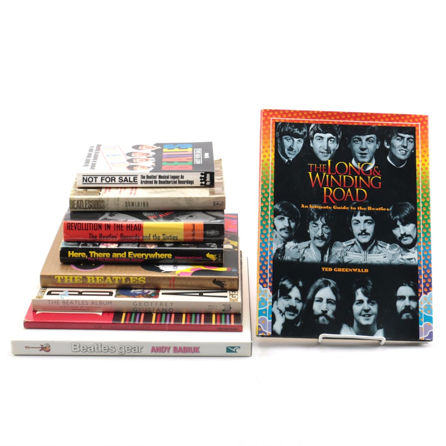 Collection of Beatles-Themed Books