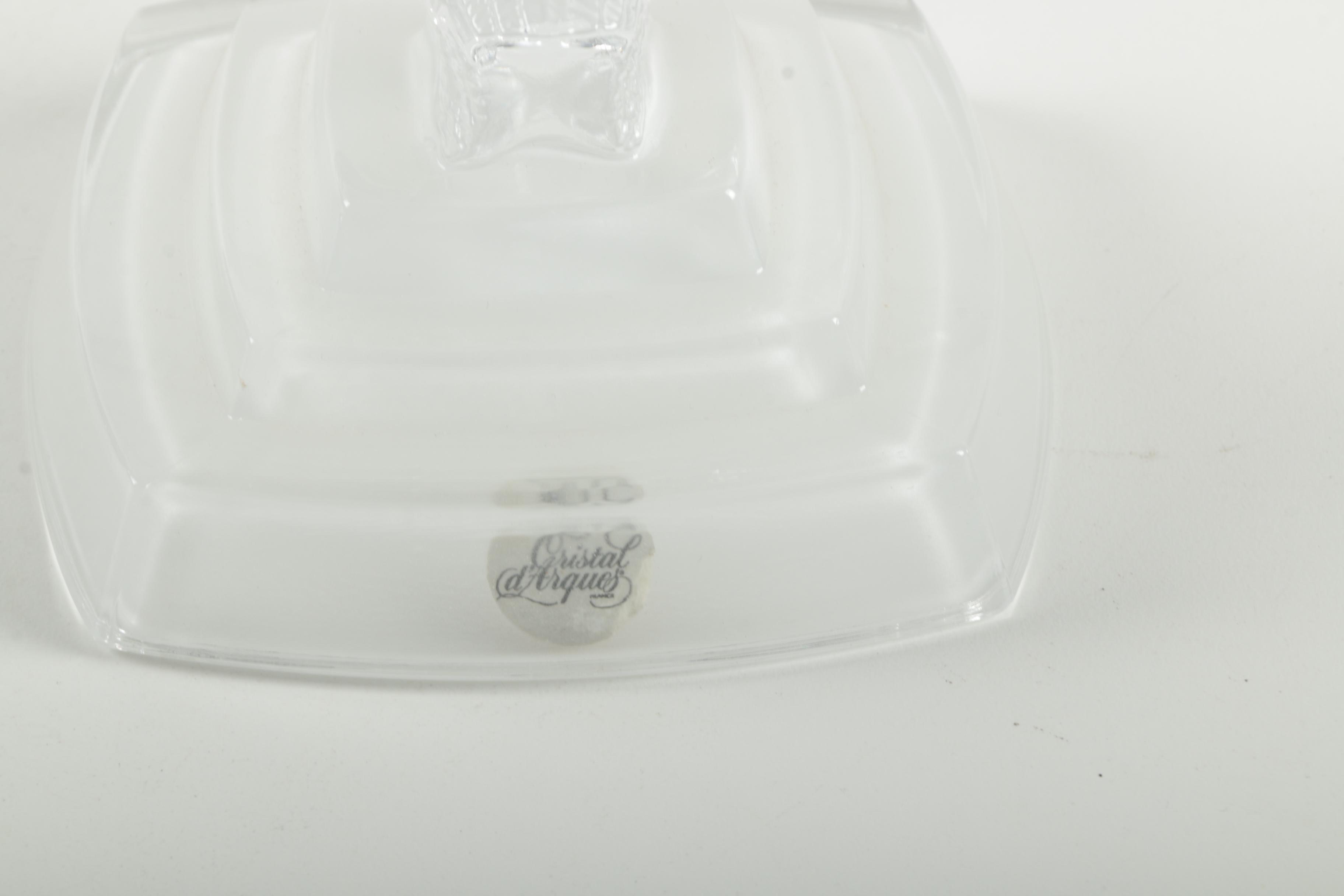 Crystal d' Arques Lead Crystal Peacock