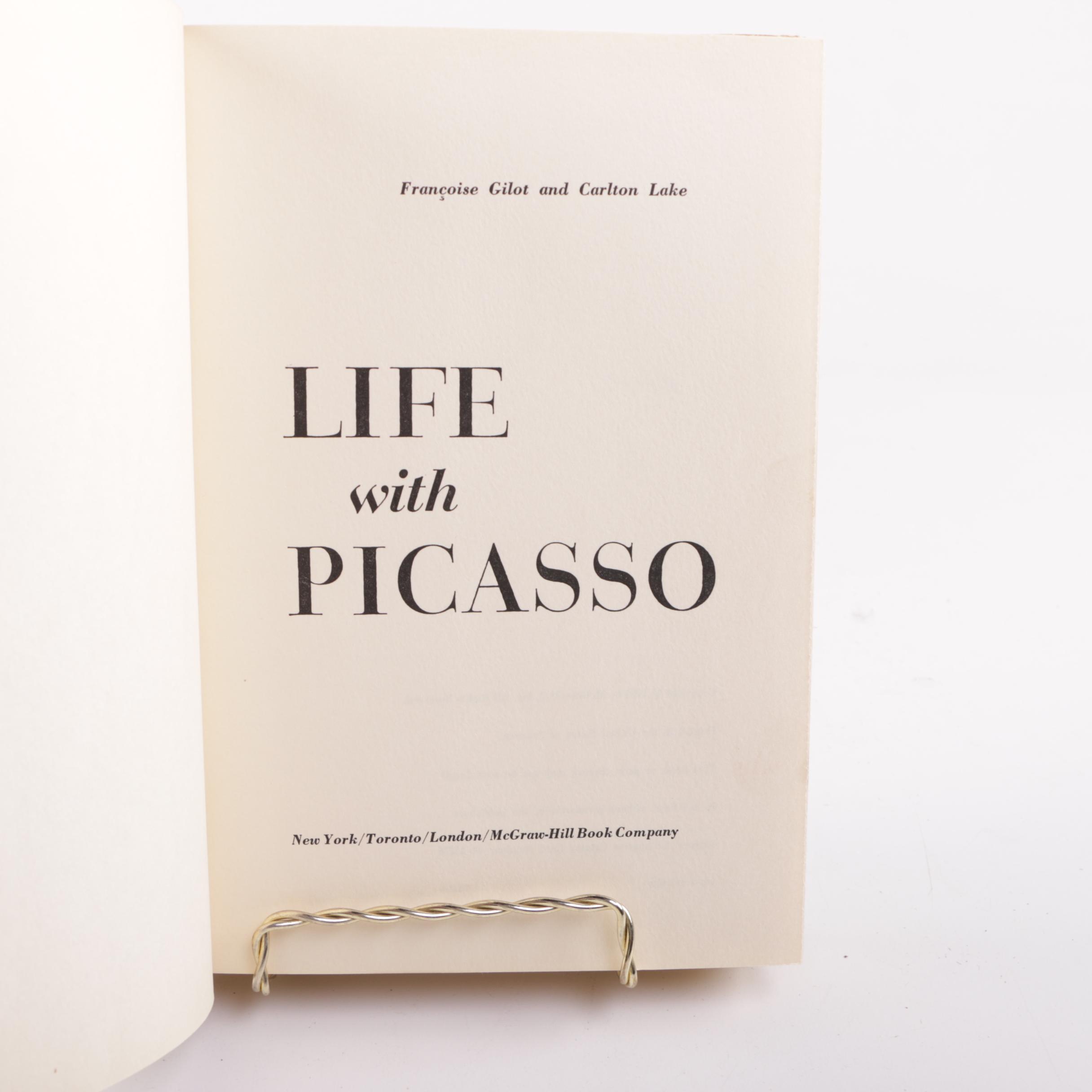 1964 First Edition "Life with Picasso" by Françoise Gilot and Carlton Lake