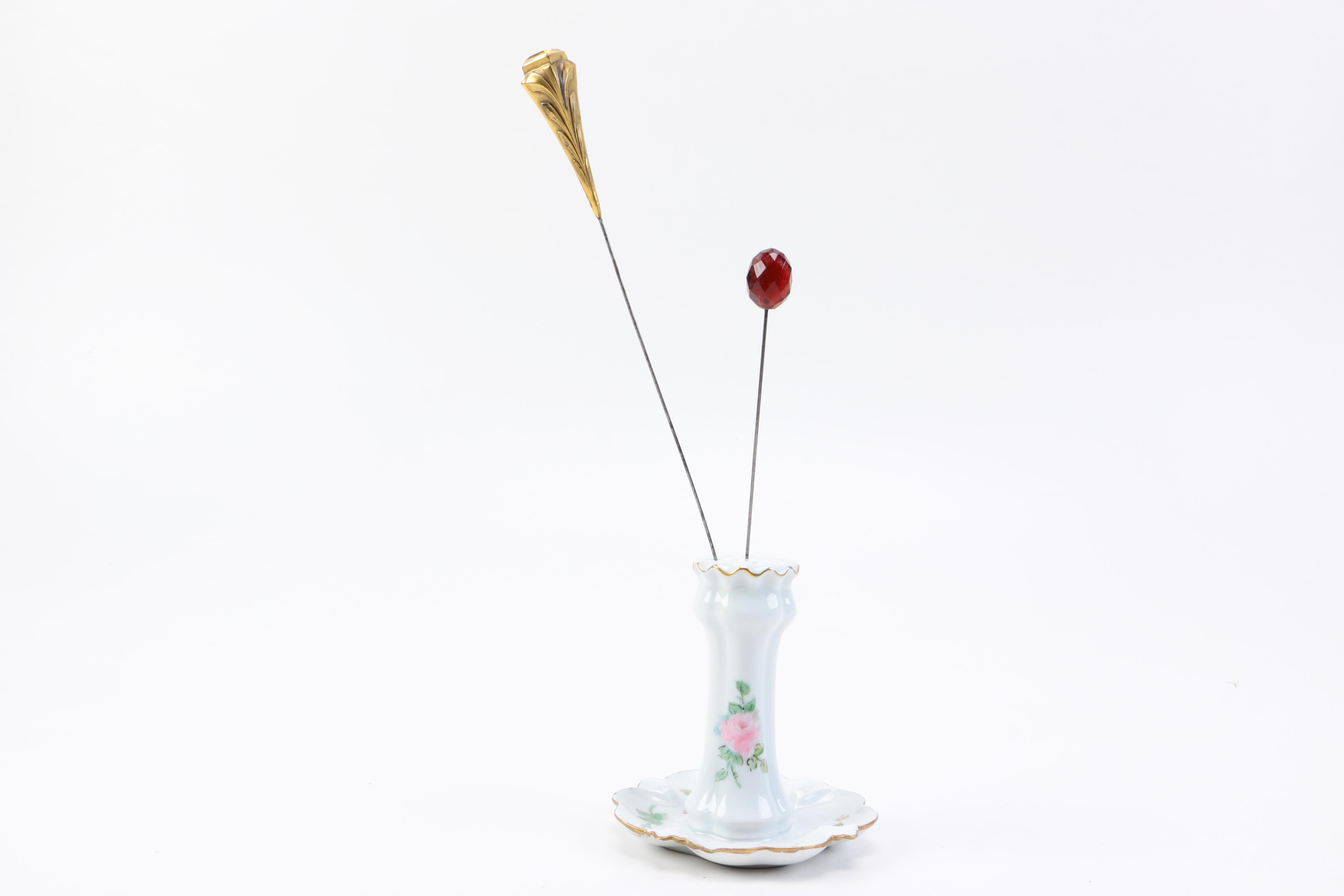 Hat Pins with Holders