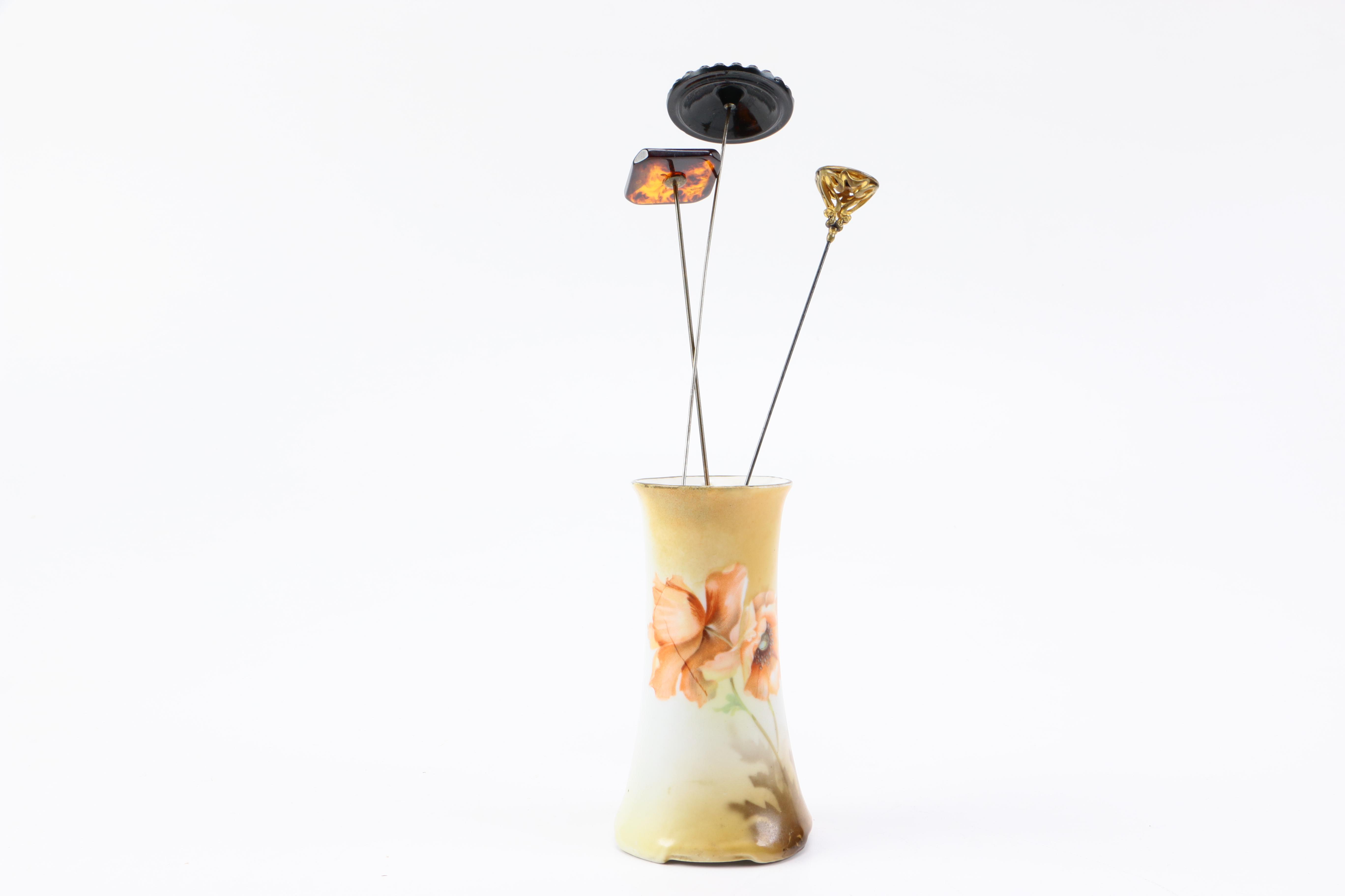 Hat Pins with Holders