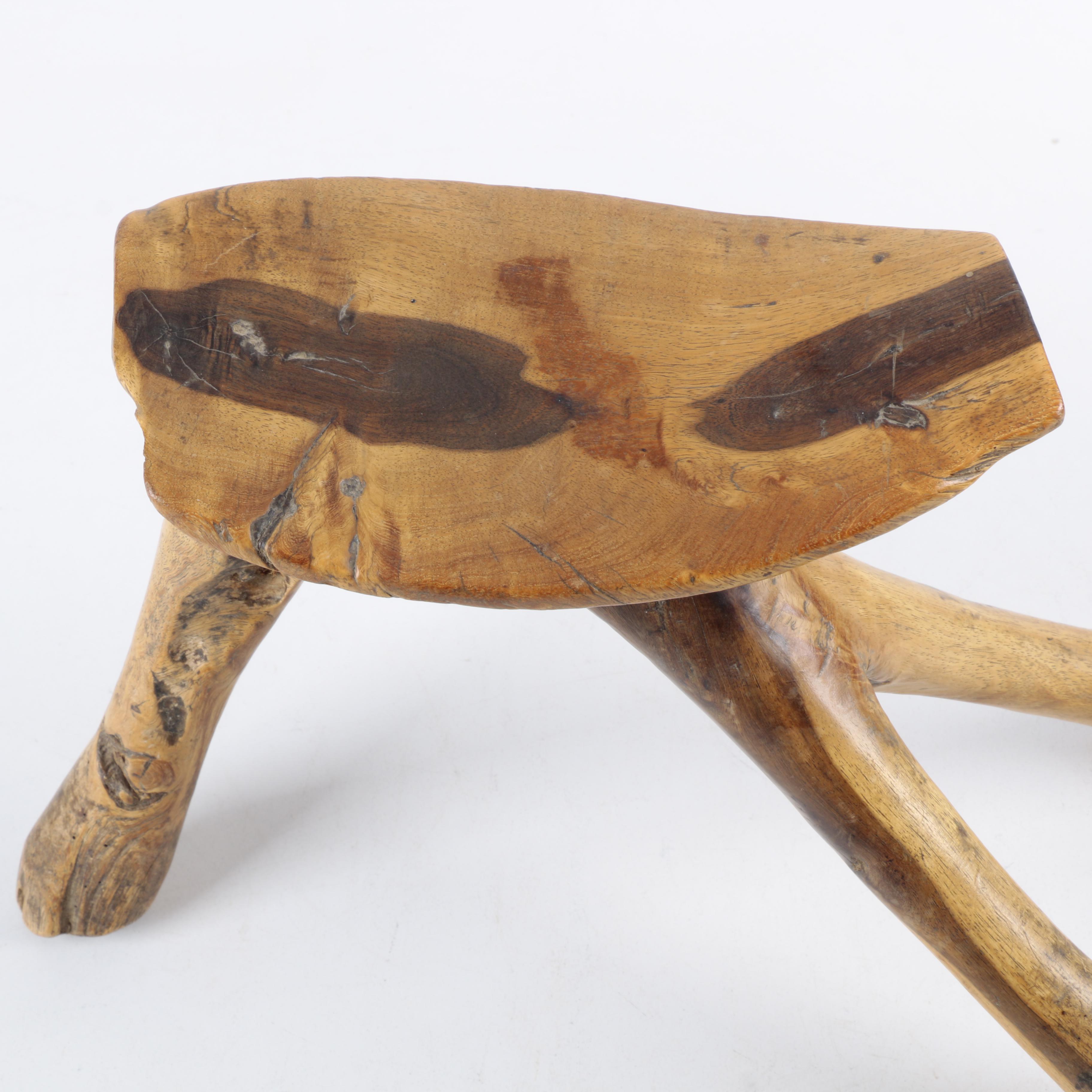 Wooden Puzzle and Stool