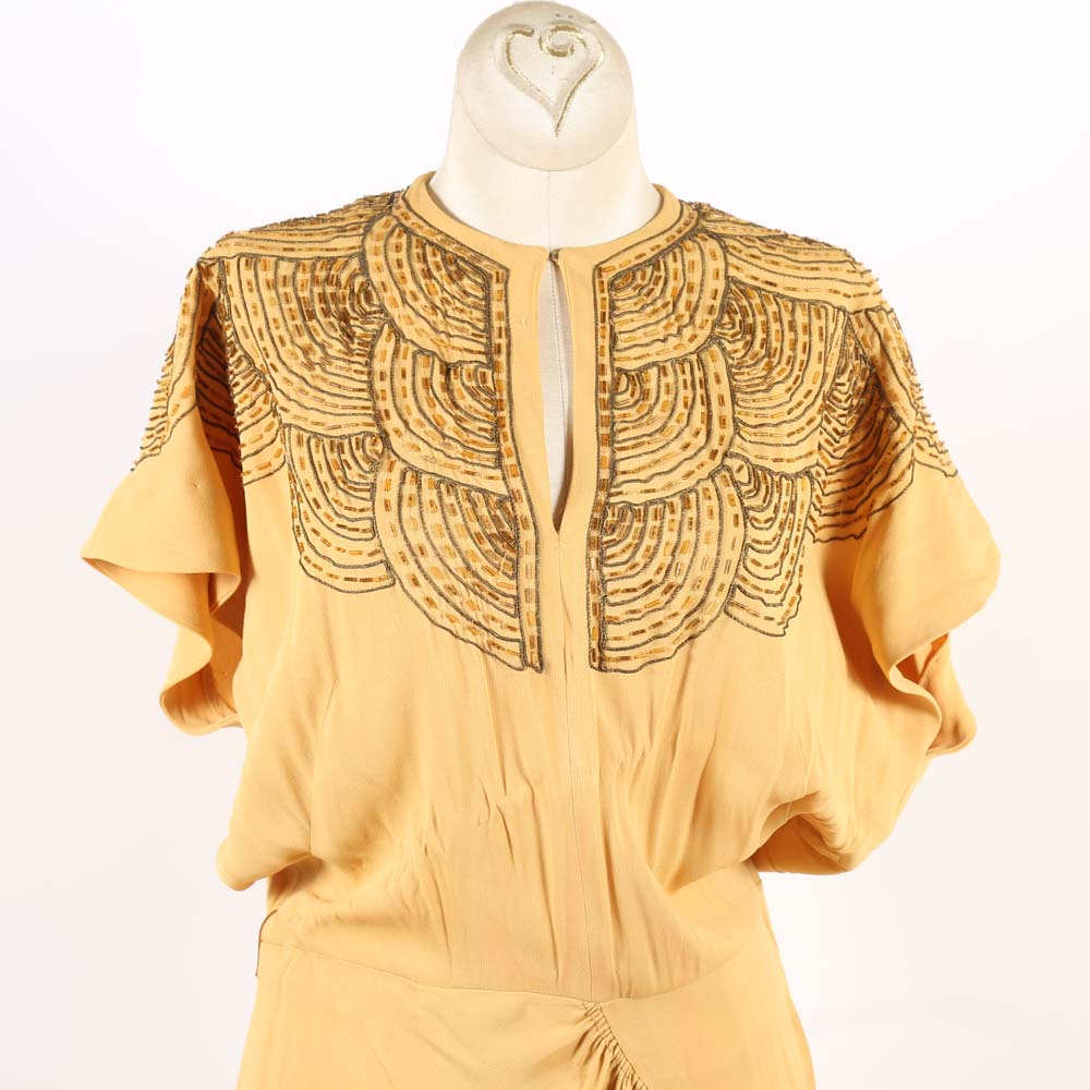 1940s Vintage Fred A. Block Original Dress