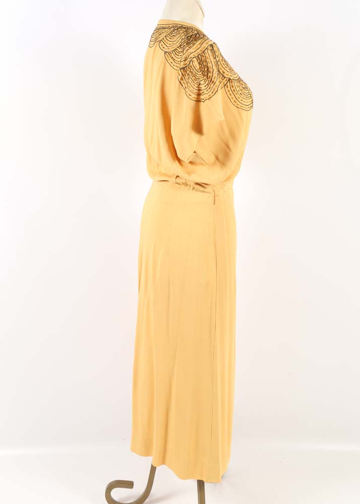 1940s Vintage Fred A. Block Original Dress