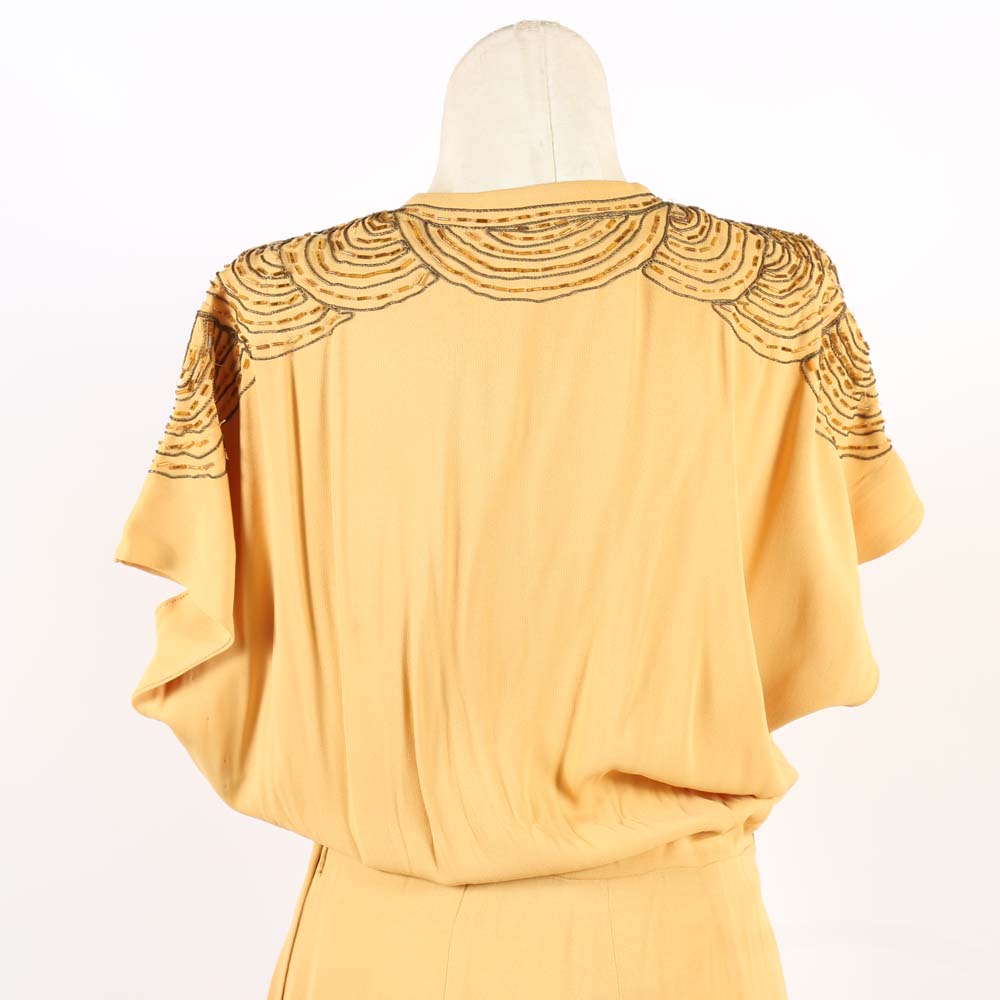 1940s Vintage Fred A. Block Original Dress