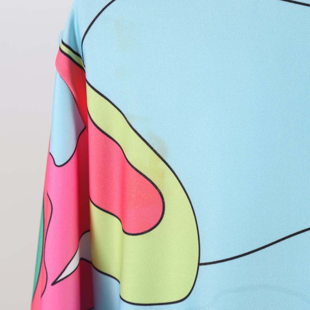 Parisou Mod Style Multi-Color Print Shift Dress