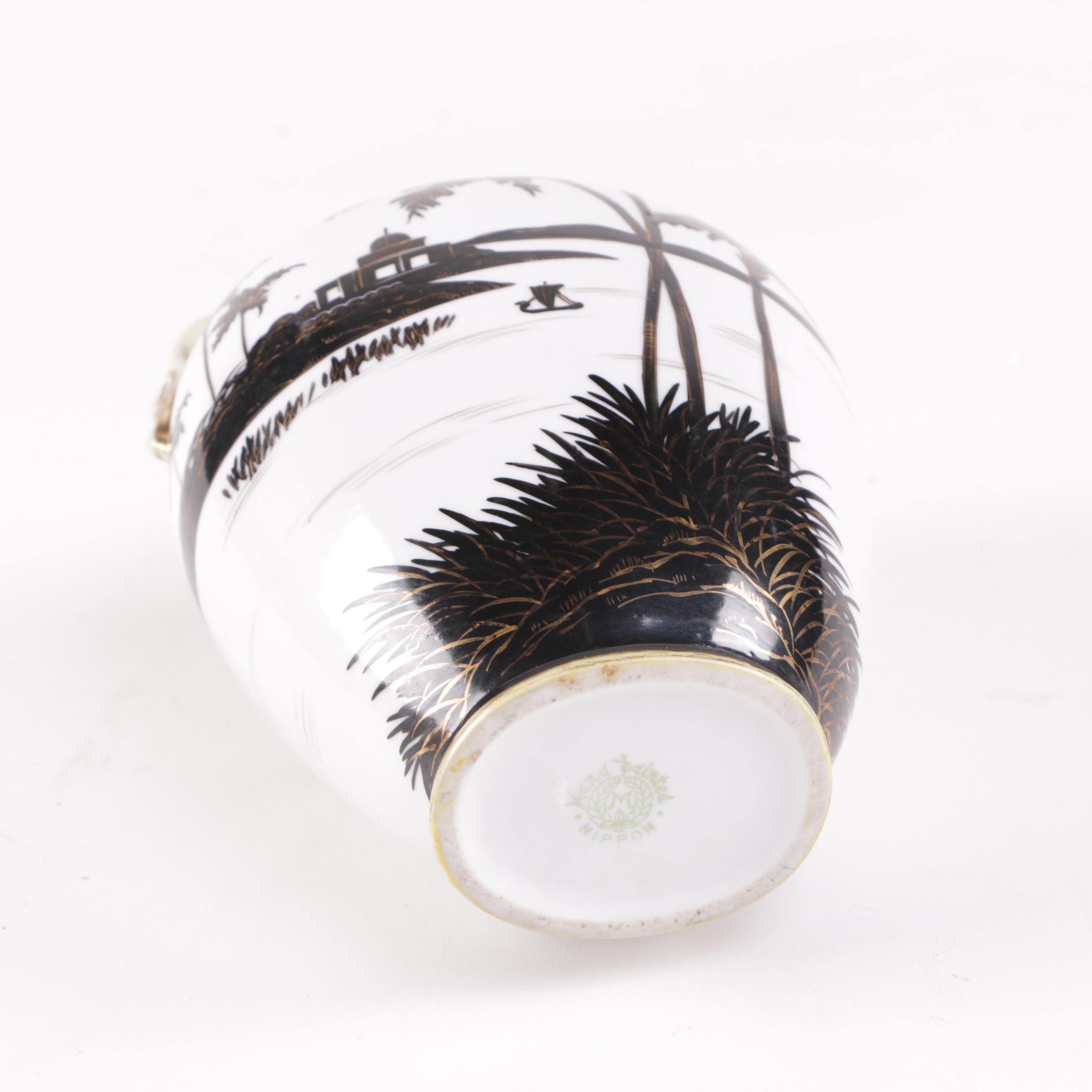 Hand-painted Nippon Porcelain Vase