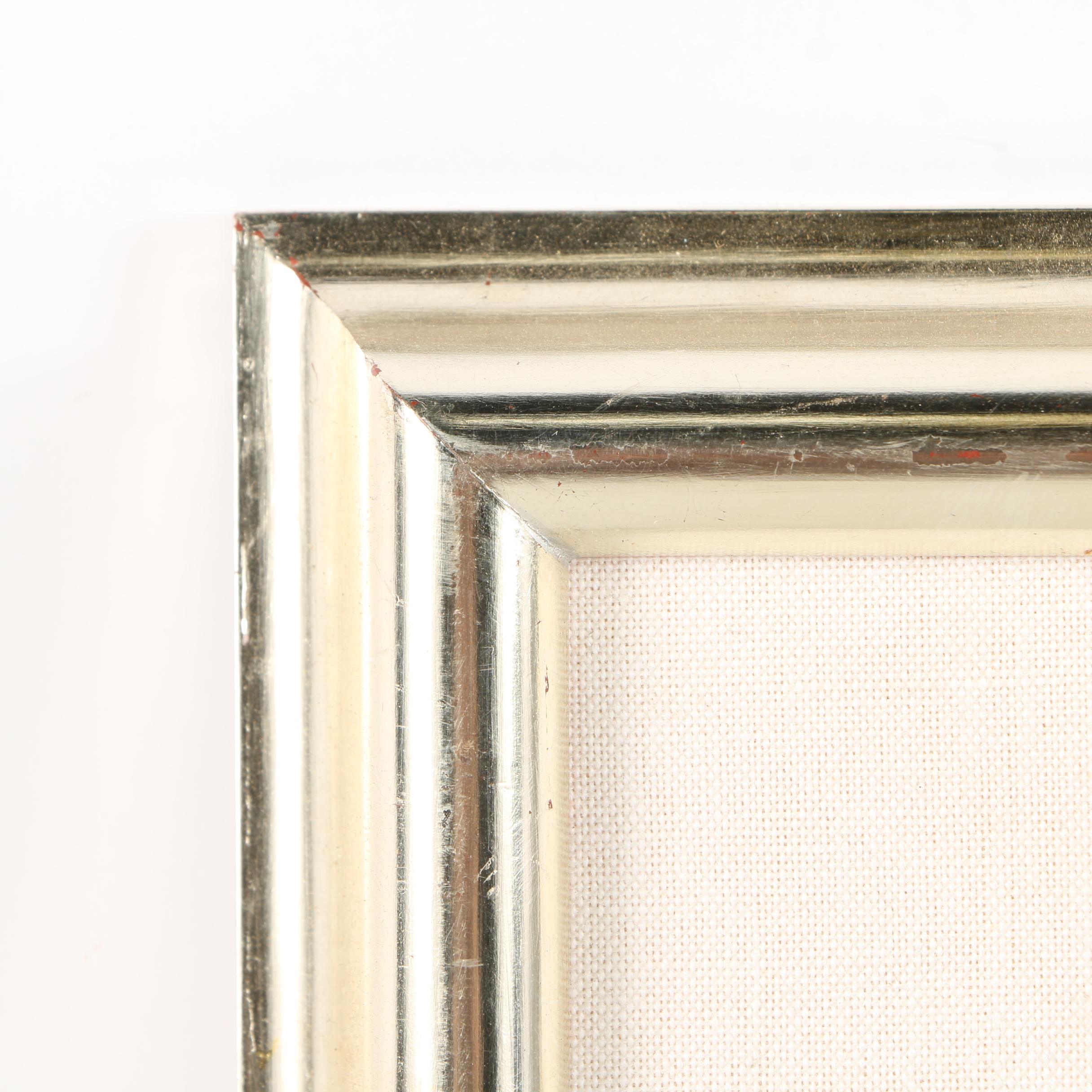 Auguste J. Trupheme 19th-Century Oil on Panel "Mountain Stream With Waterfall"