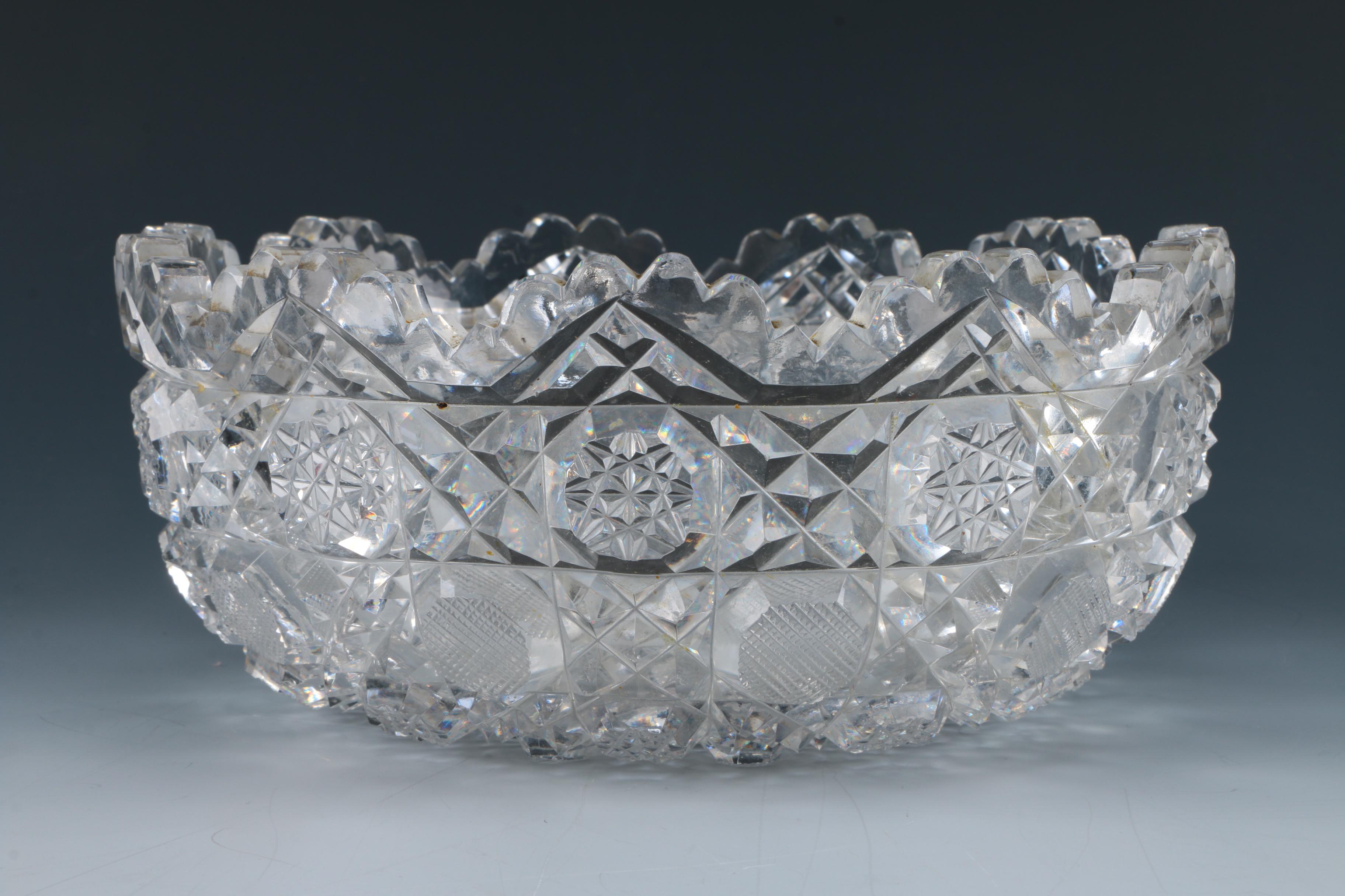 American Brilliant Cut Serving Pieces