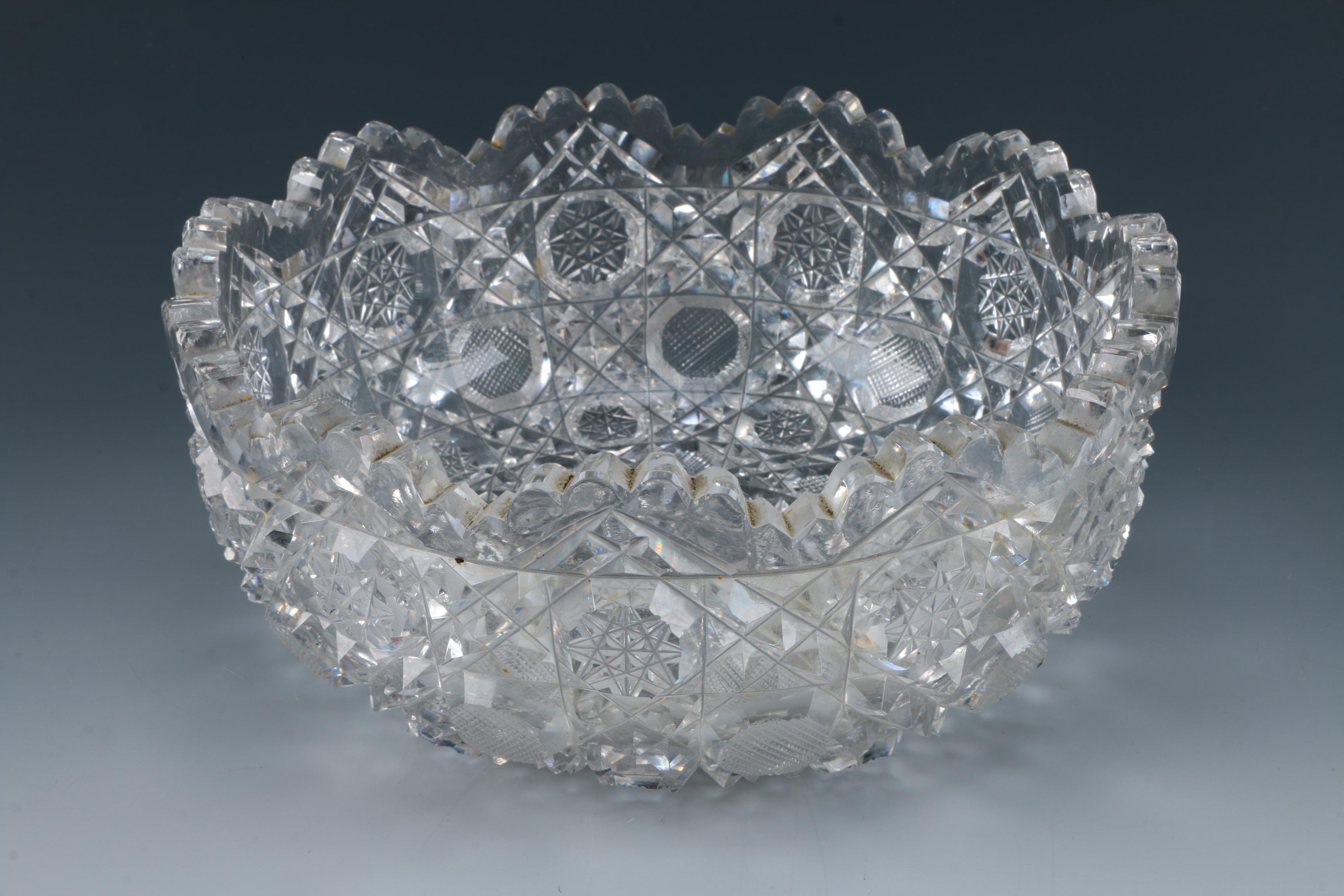 American Brilliant Cut Serving Pieces