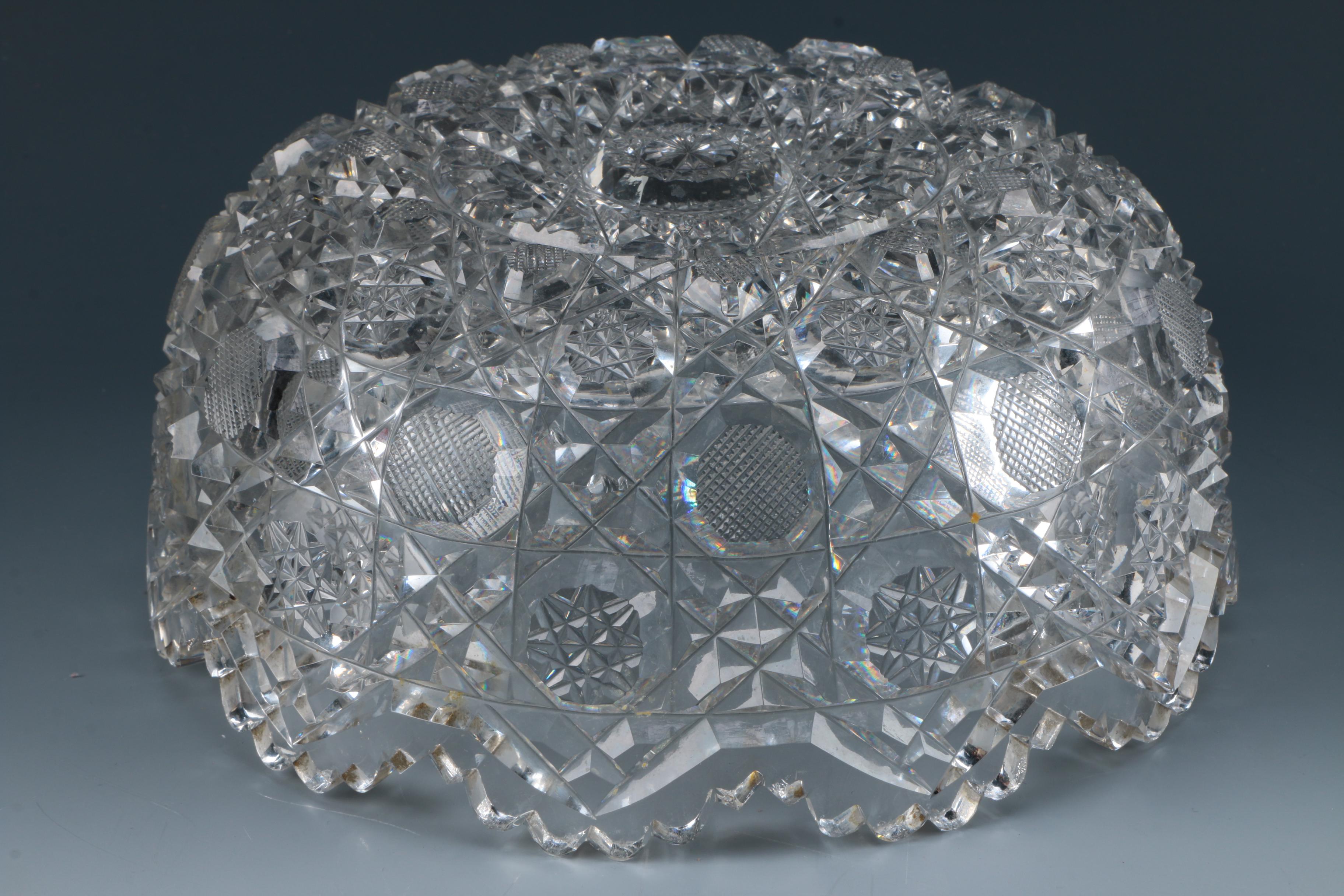 American Brilliant Cut Serving Pieces